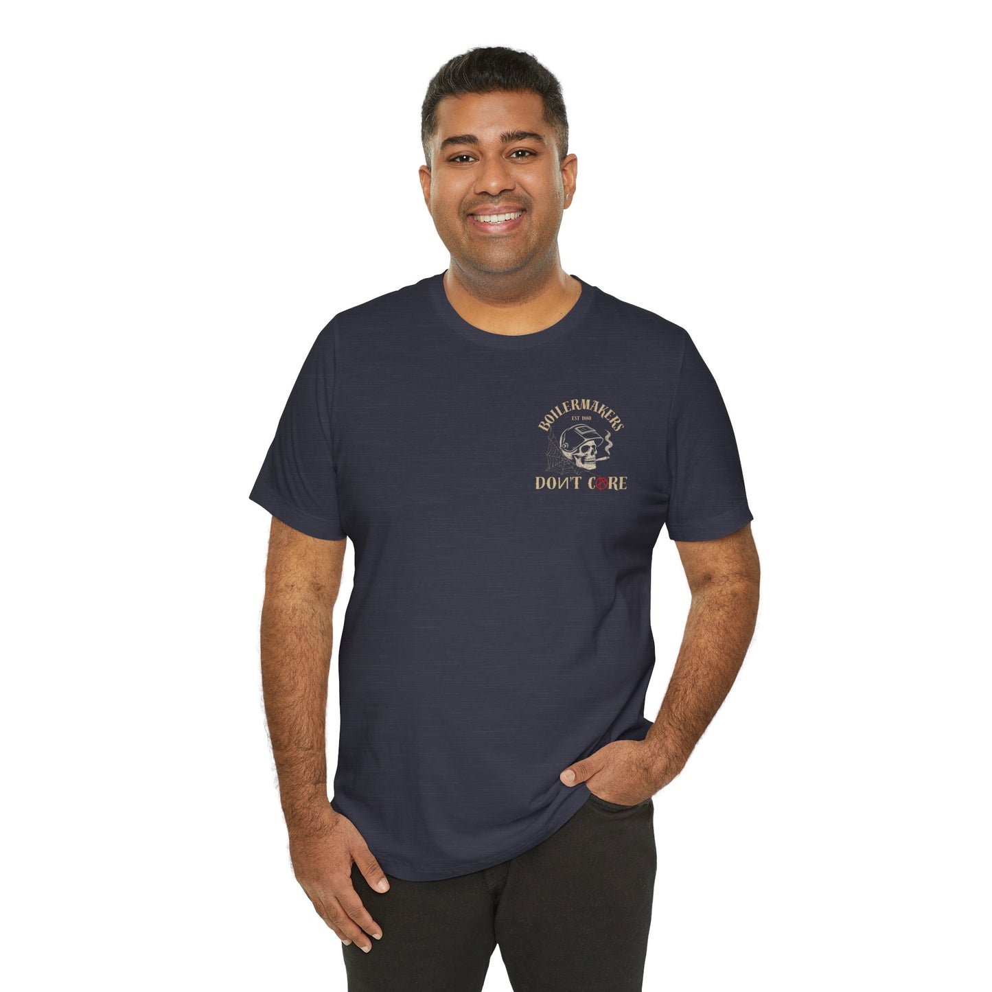 Boilermaker Skull Tee - Unisex Graphic T-Shirt, Work Shirt, Casual Apparel, Skull Design, Gift for Boilermakers