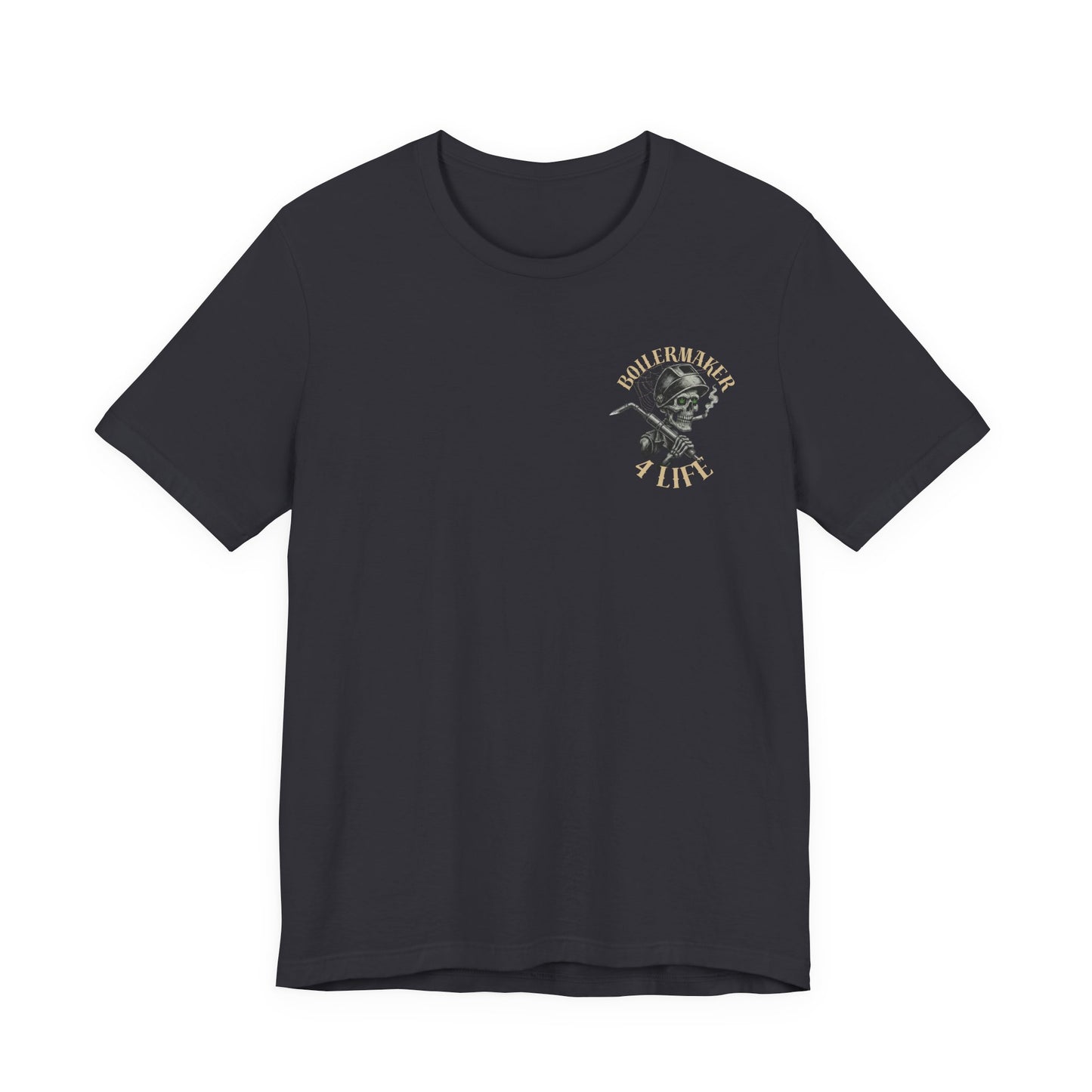 Boilermaker Skull Tee — built for the hands that make the world work. Soft, durable, and unapologetically bold. Pair it with the matching sweatpants for the full set.