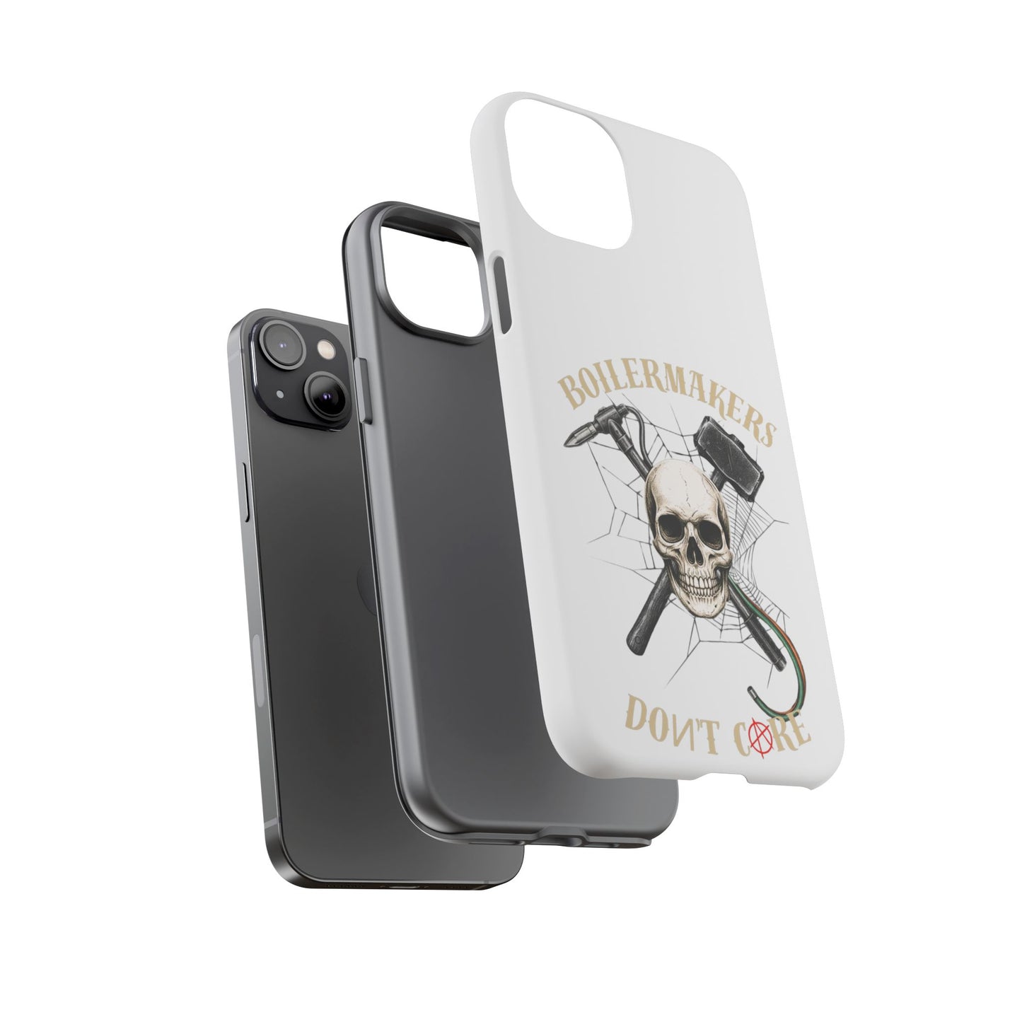 Boilermakers Don’t Care Skull Phone Case – Built Tough for the Hard Hands