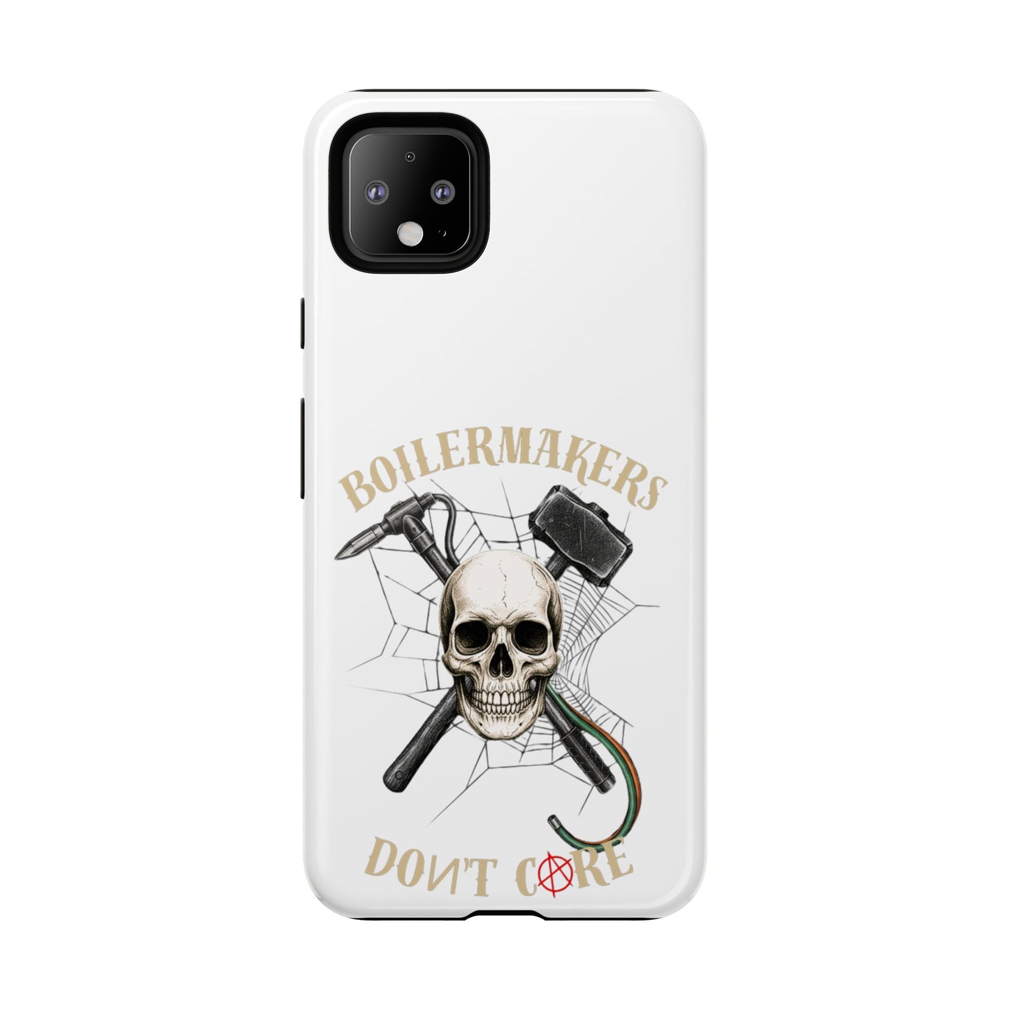 Boilermakers Don’t Care Skull Phone Case – Built Tough for the Hard Hands