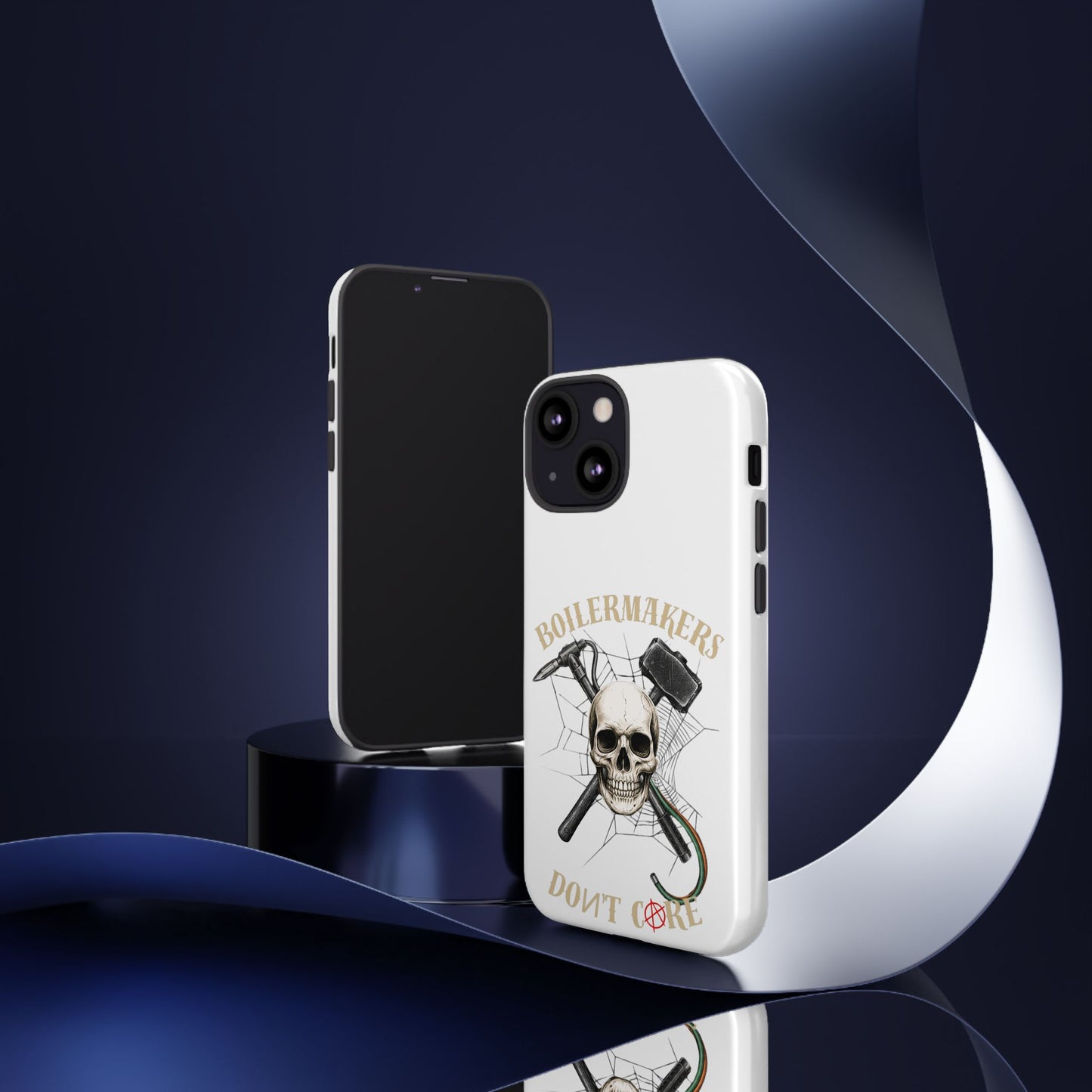 Boilermakers Don’t Care Skull Phone Case – Built Tough for the Hard Hands