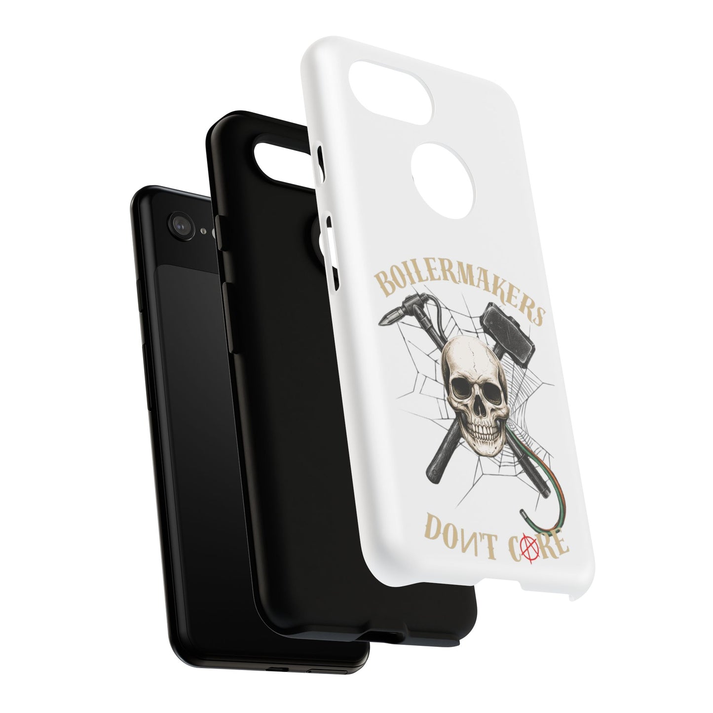 Boilermakers Don’t Care Skull Phone Case – Built Tough for the Hard Hands