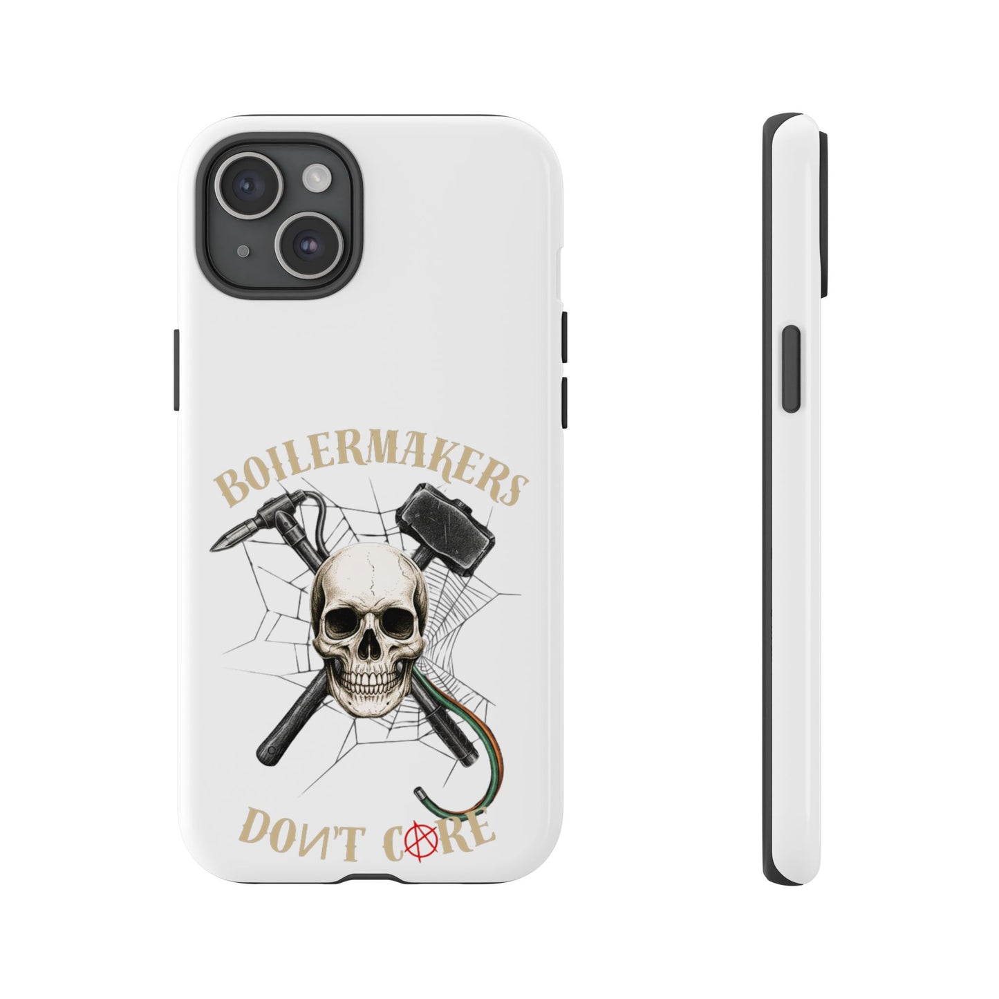 Boilermakers Don’t Care Skull Phone Case – Built Tough for the Hard Hands