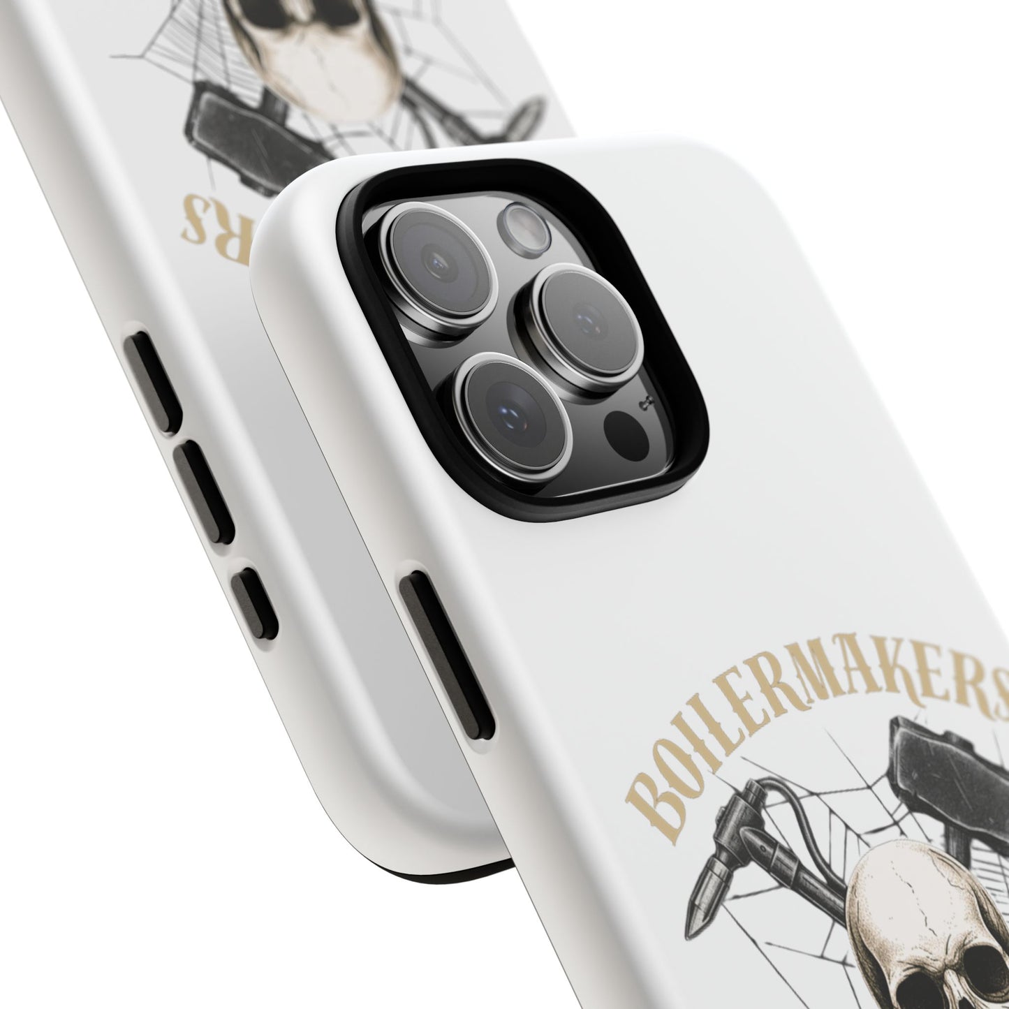 Boilermakers Don’t Care Skull Phone Case – Built Tough for the Hard Hands