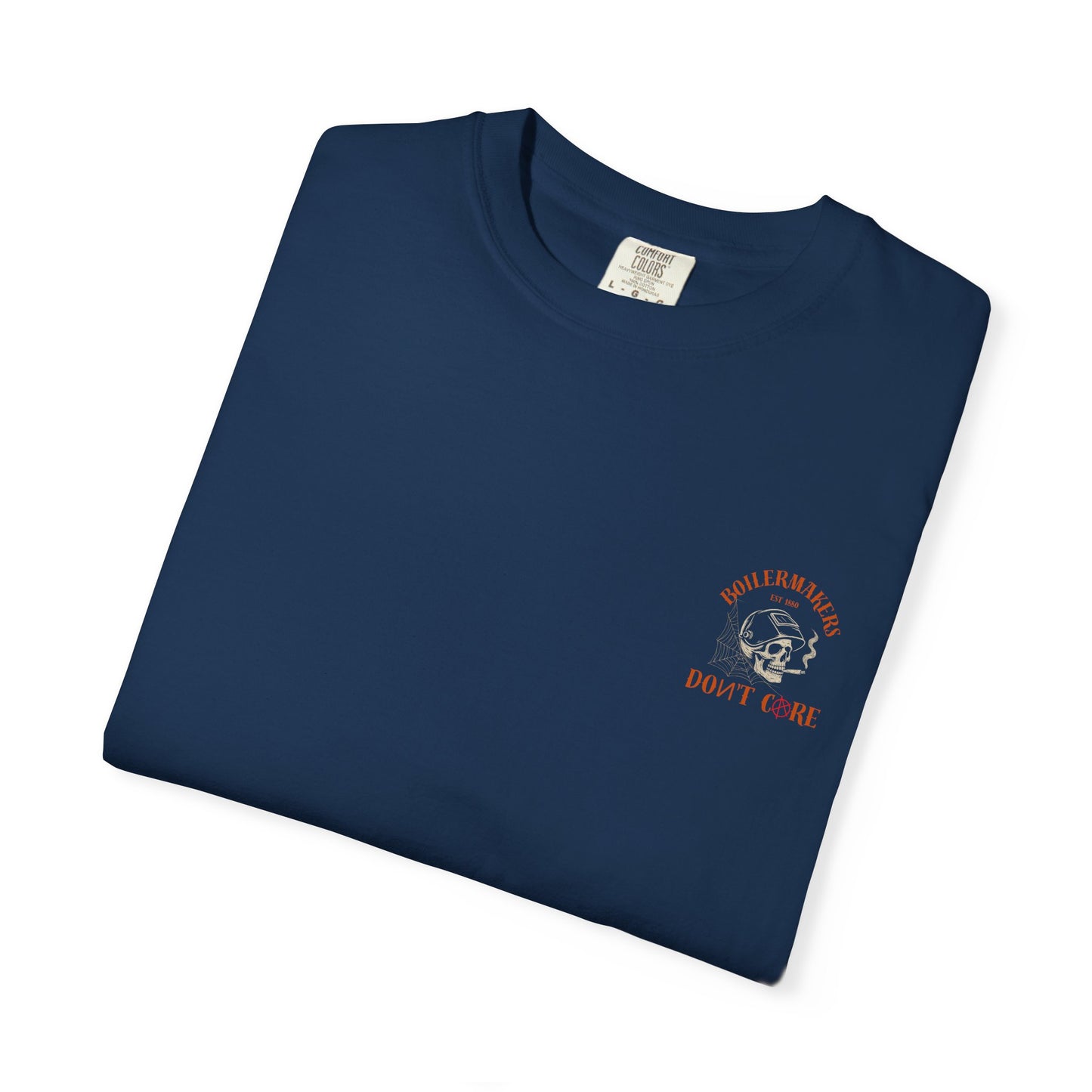 Boilermaker Skull Tee — built for those who burn, grind, and weld their way through life. Durable, comfortable, and made to match the sweatpants or hoodies in the same line.