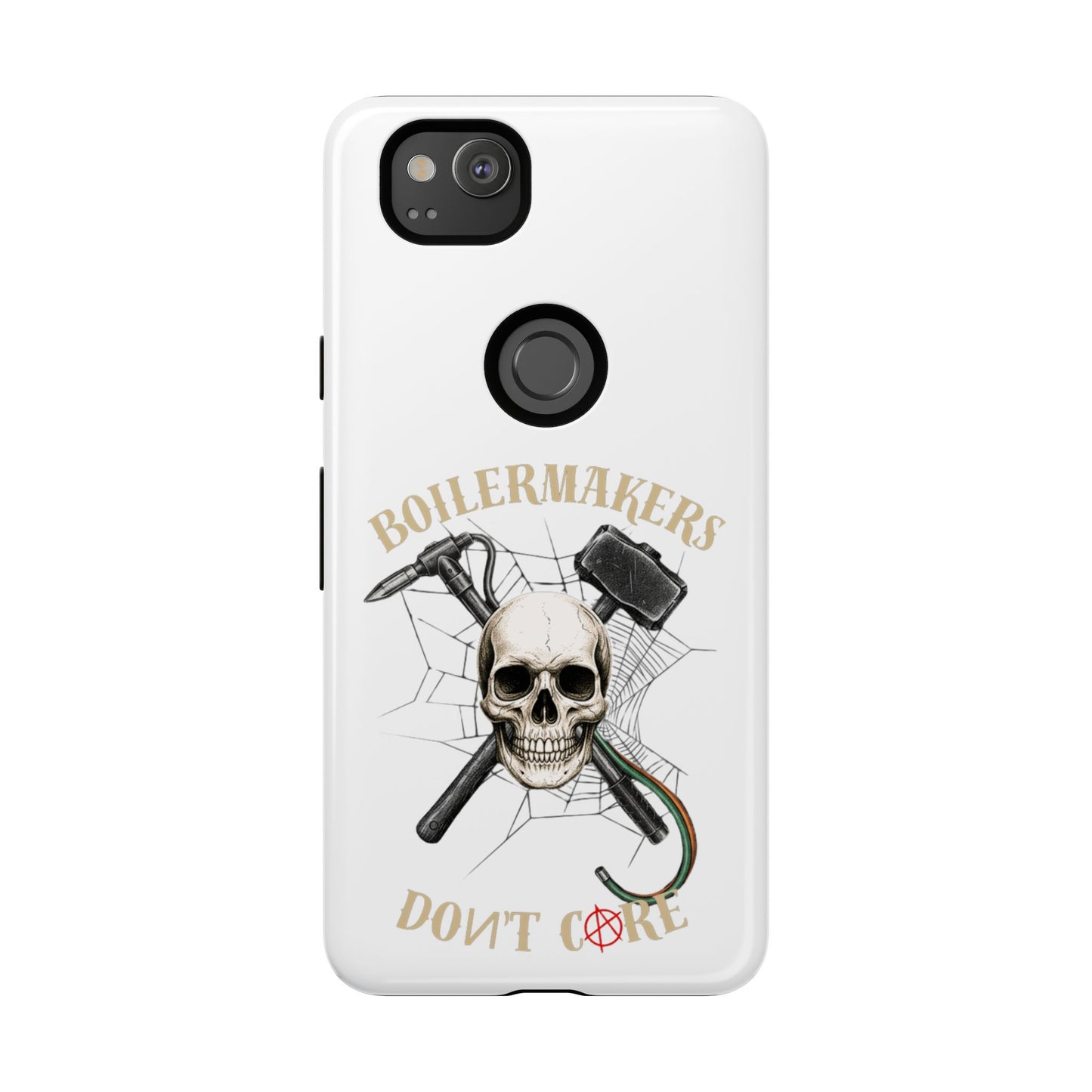 Boilermakers Don’t Care Skull Phone Case – Built Tough for the Hard Hands