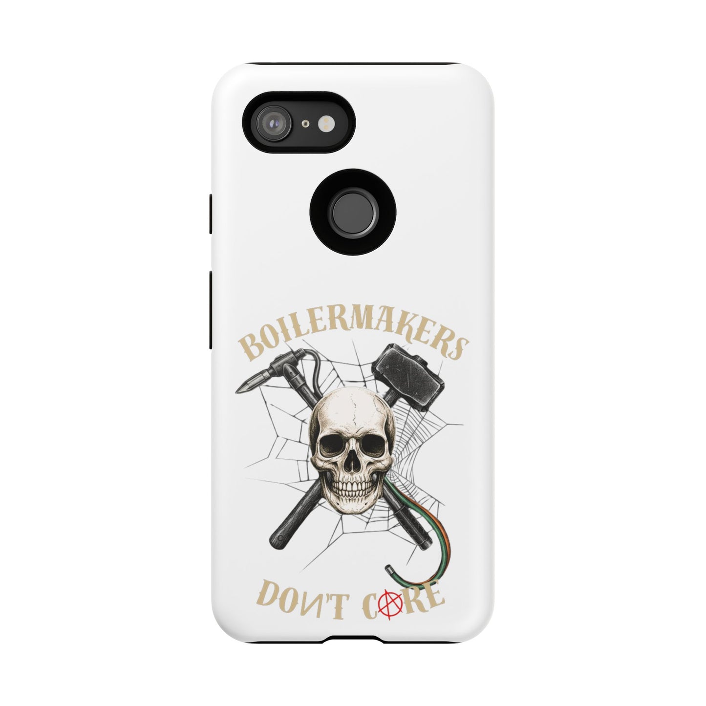 Boilermakers Don’t Care Skull Phone Case – Built Tough for the Hard Hands