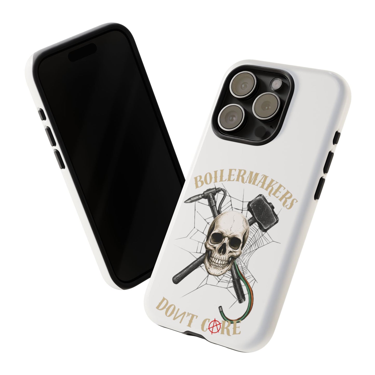 Boilermakers Don’t Care Skull Phone Case – Built Tough for the Hard Hands