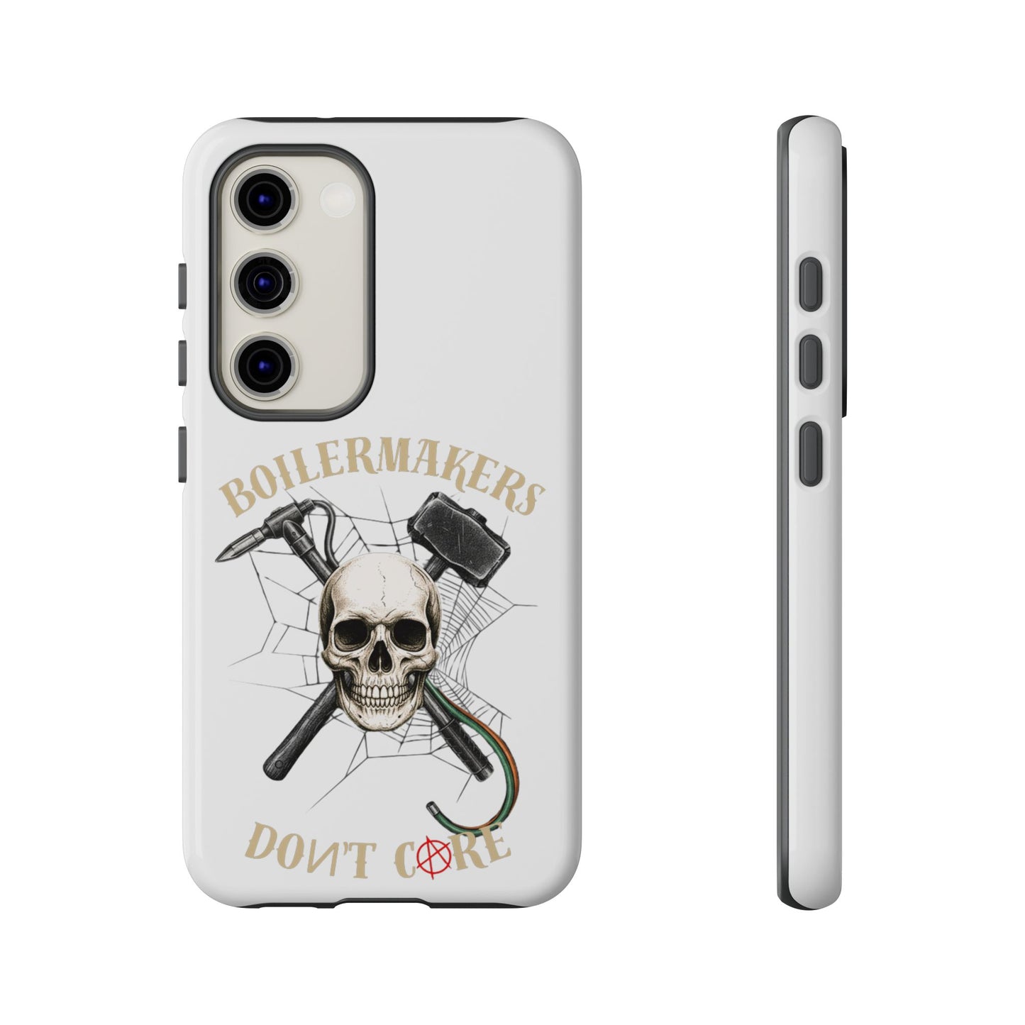 Boilermakers Don’t Care Skull Phone Case – Built Tough for the Hard Hands