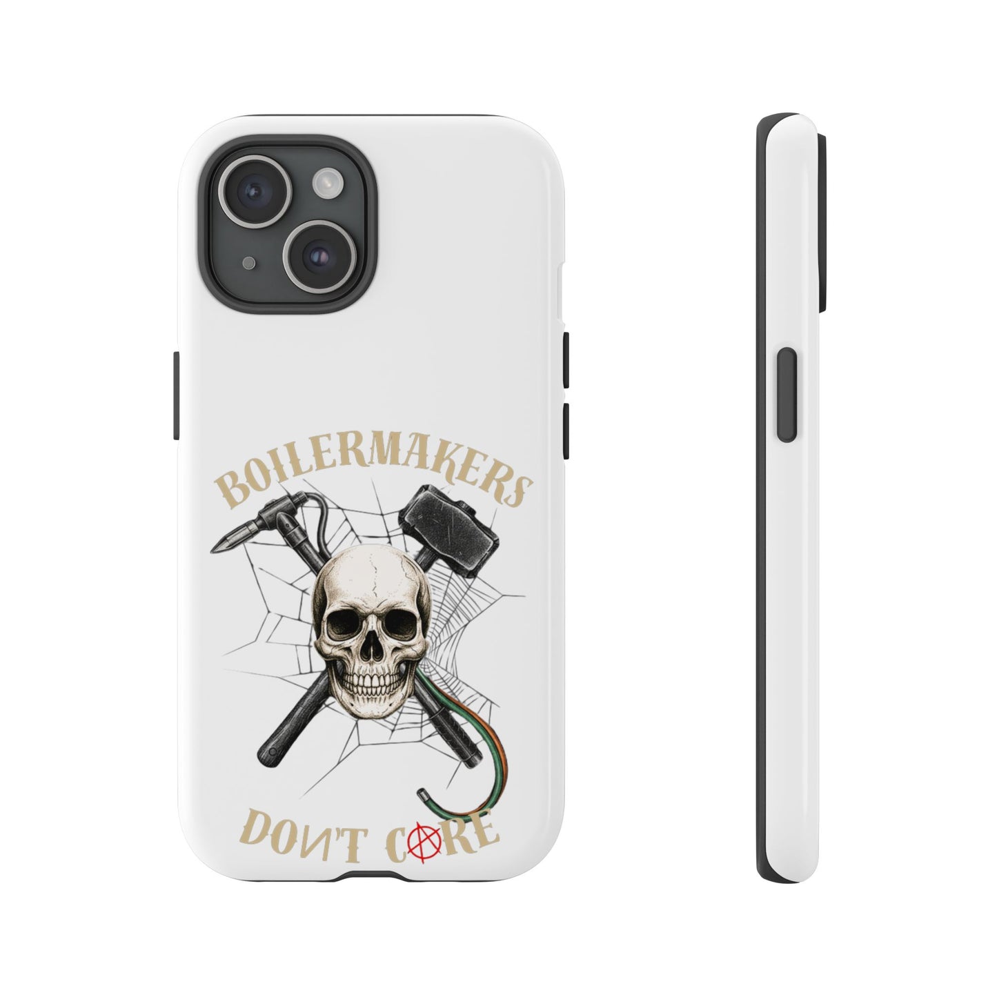 Boilermakers Don’t Care Skull Phone Case – Built Tough for the Hard Hands