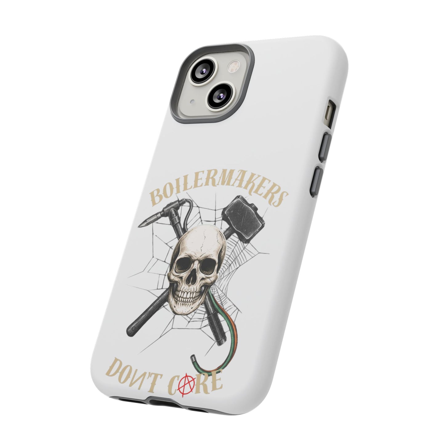 Boilermakers Don’t Care Skull Phone Case – Built Tough for the Hard Hands