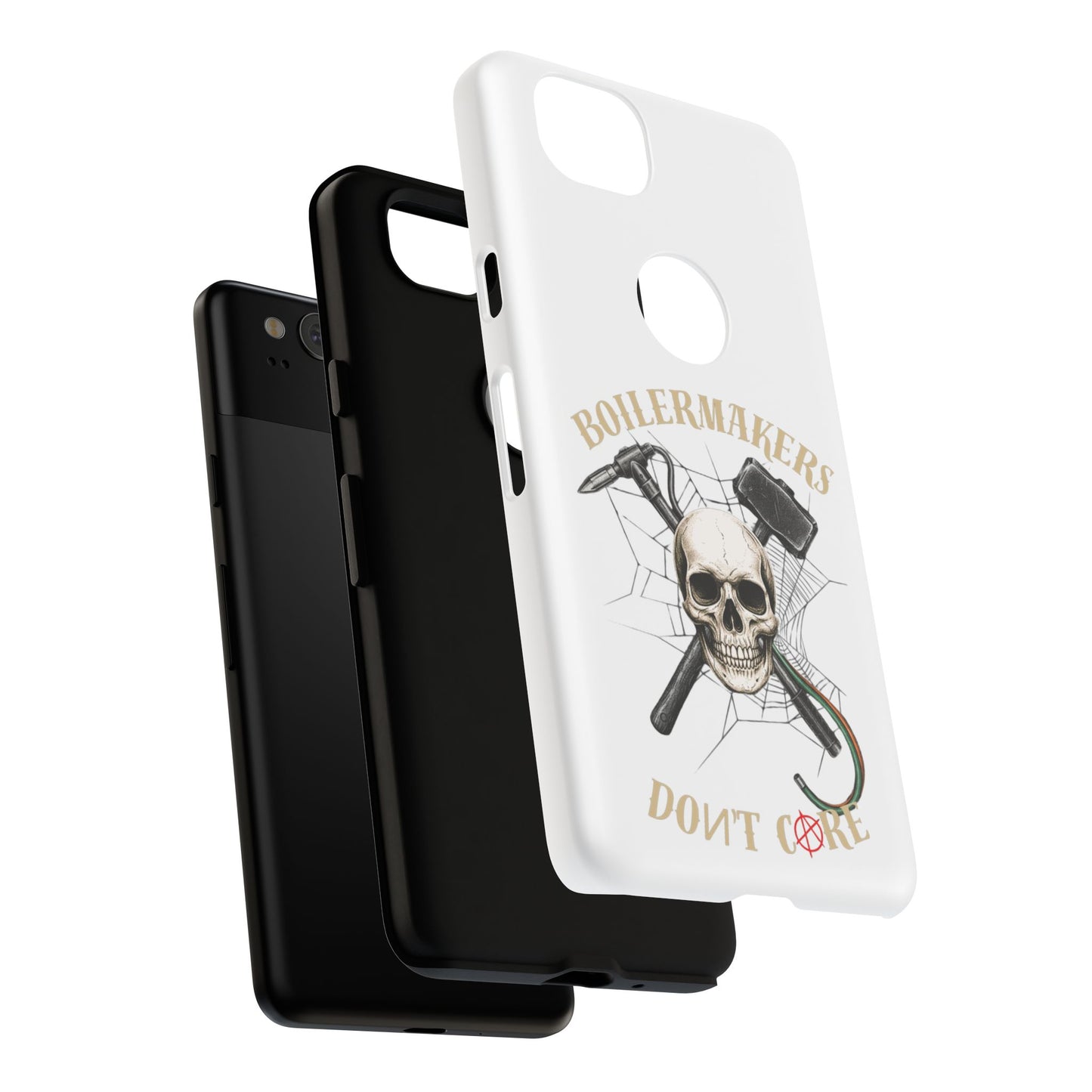 Boilermakers Don’t Care Skull Phone Case – Built Tough for the Hard Hands