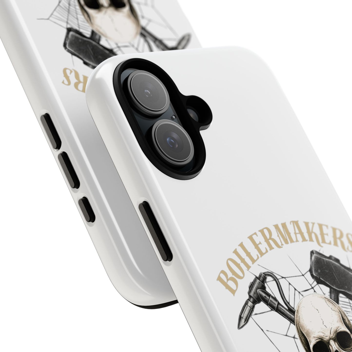 Boilermakers Don’t Care Skull Phone Case – Built Tough for the Hard Hands