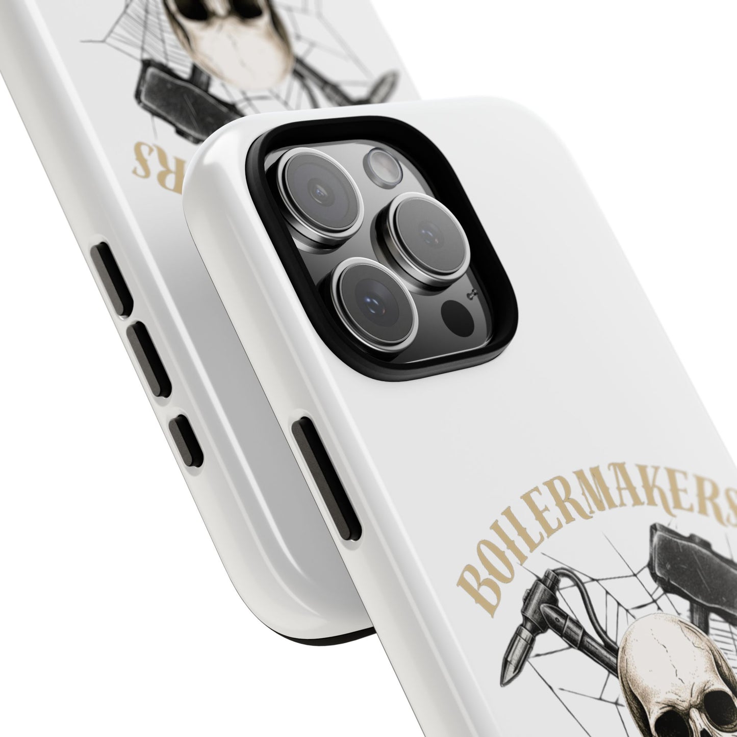 Boilermakers Don’t Care Skull Phone Case – Built Tough for the Hard Hands