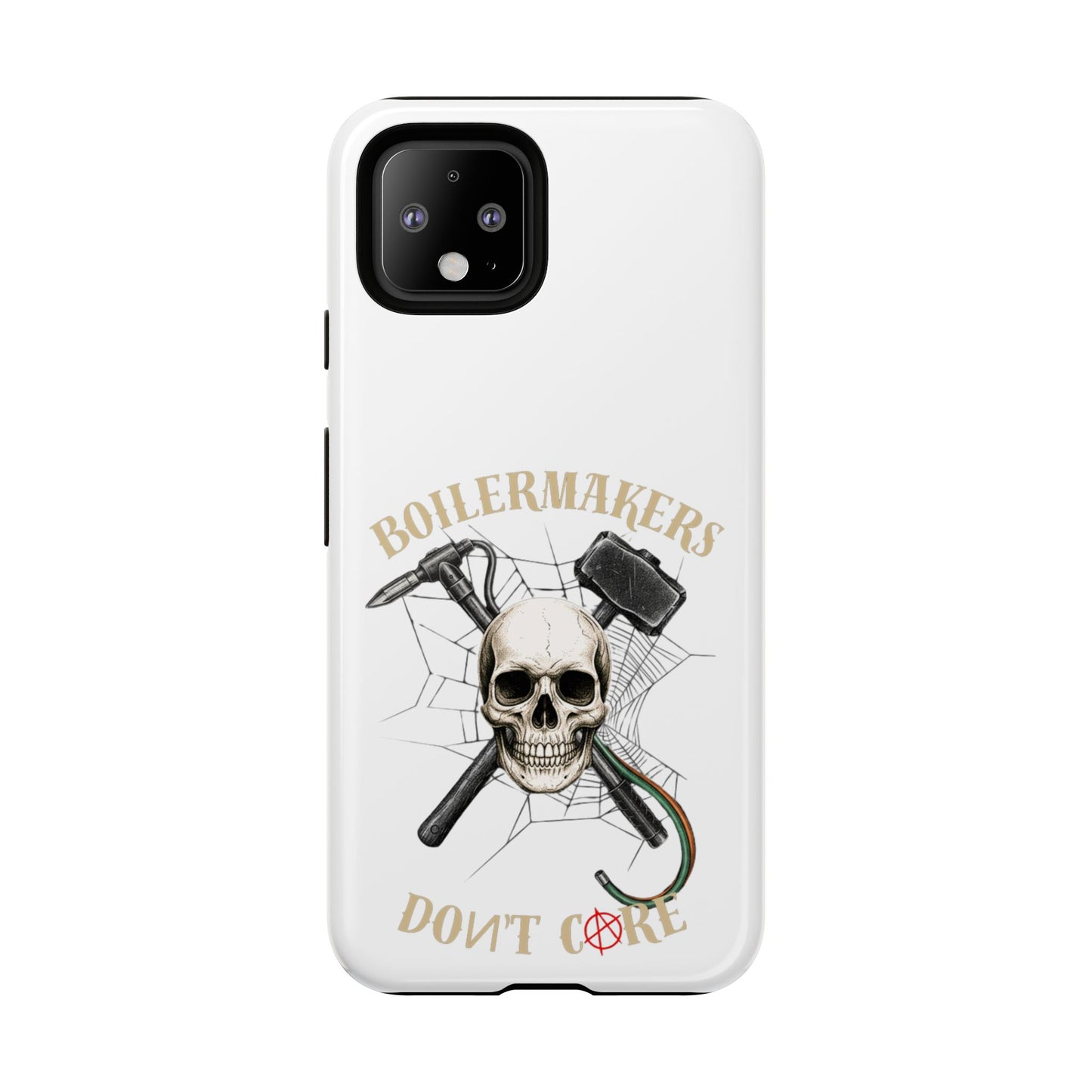 Boilermakers Don’t Care Skull Phone Case – Built Tough for the Hard Hands