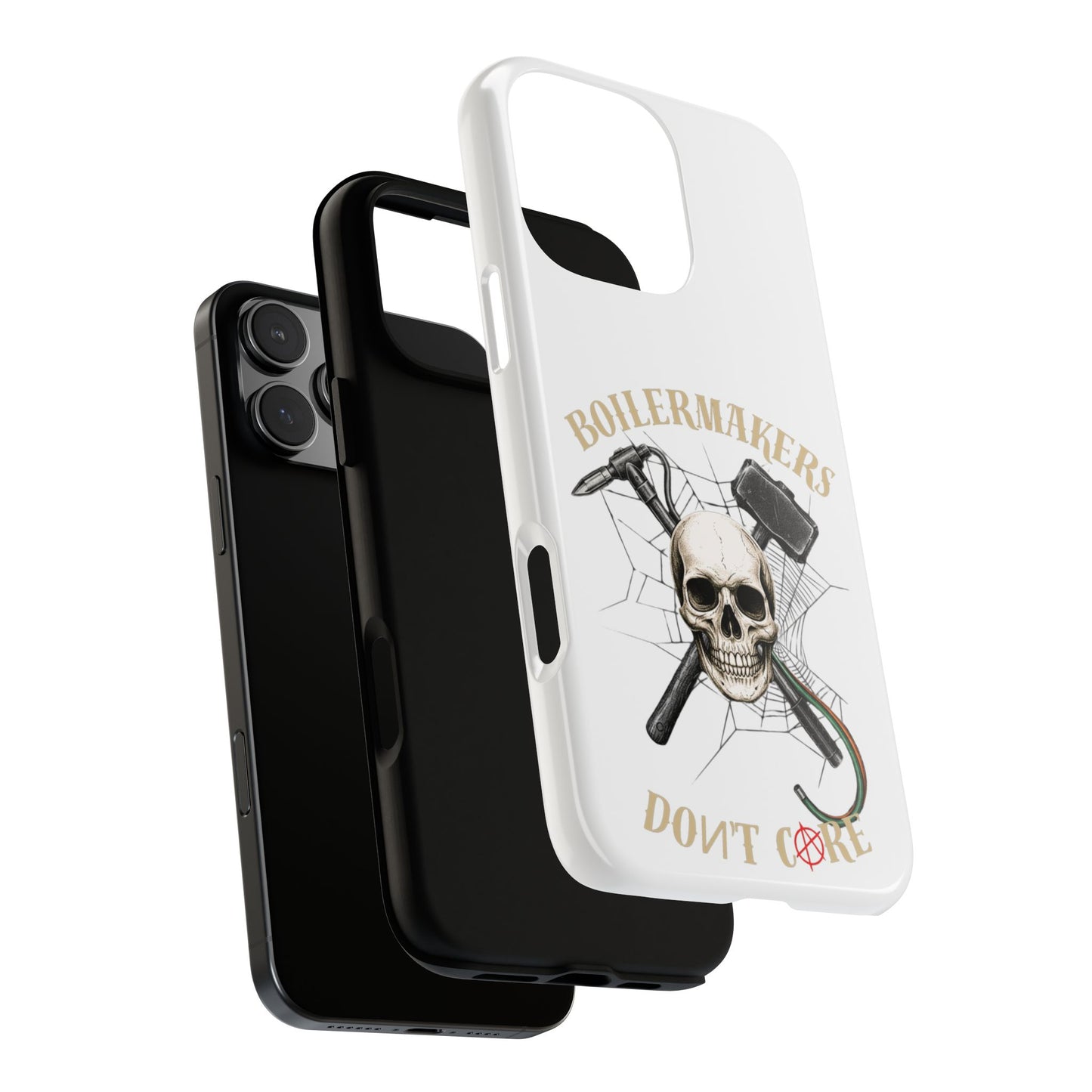 Boilermakers Don’t Care Skull Phone Case – Built Tough for the Hard Hands