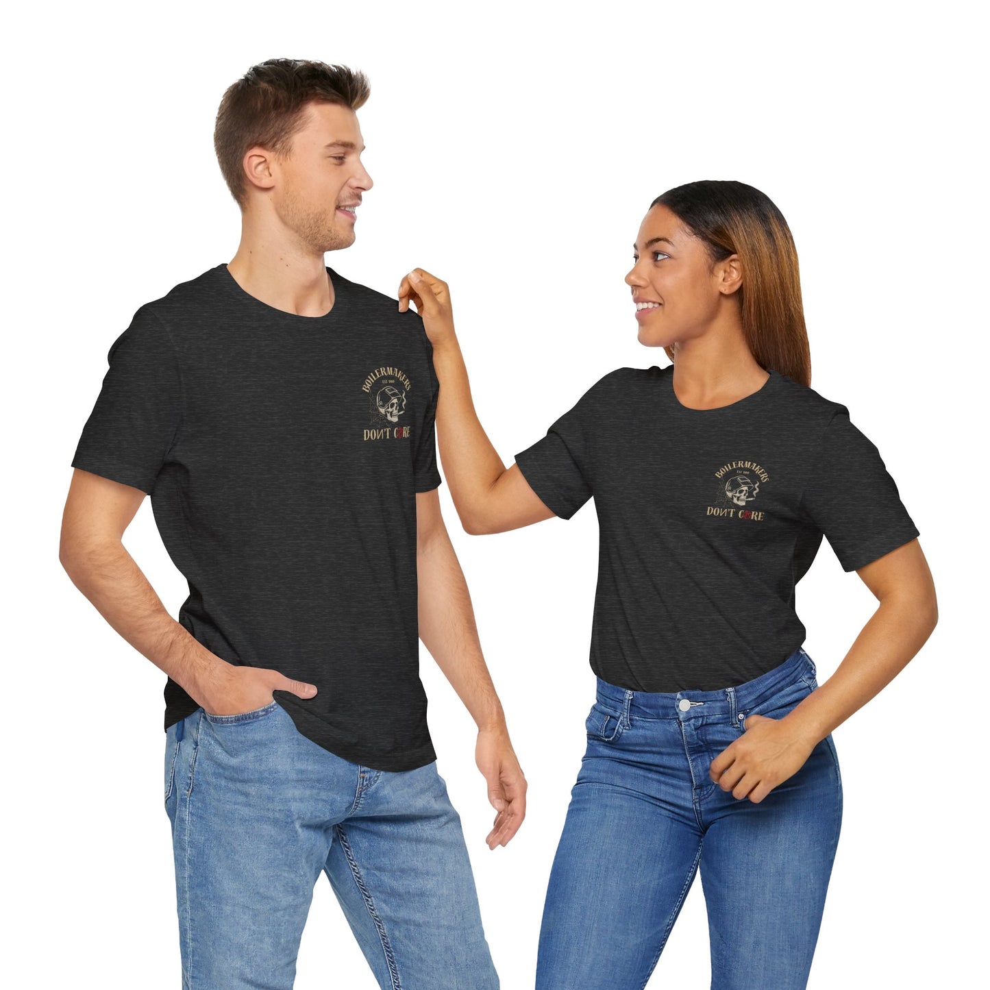 Boilermaker Skull Tee - Unisex Graphic T-Shirt, Work Shirt, Casual Apparel, Skull Design, Gift for Boilermakers