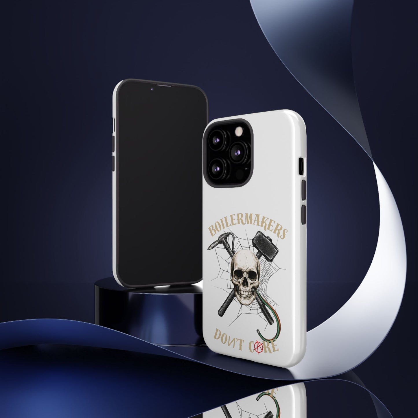 Boilermakers Don’t Care Skull Phone Case – Built Tough for the Hard Hands