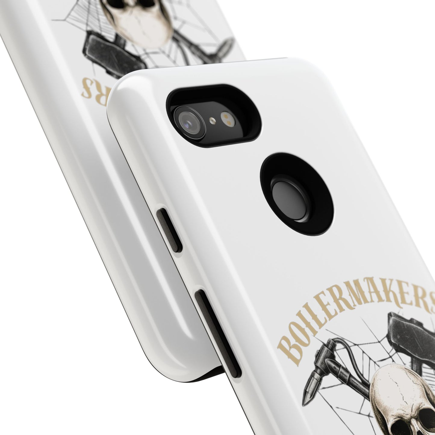 Boilermakers Don’t Care Skull Phone Case – Built Tough for the Hard Hands