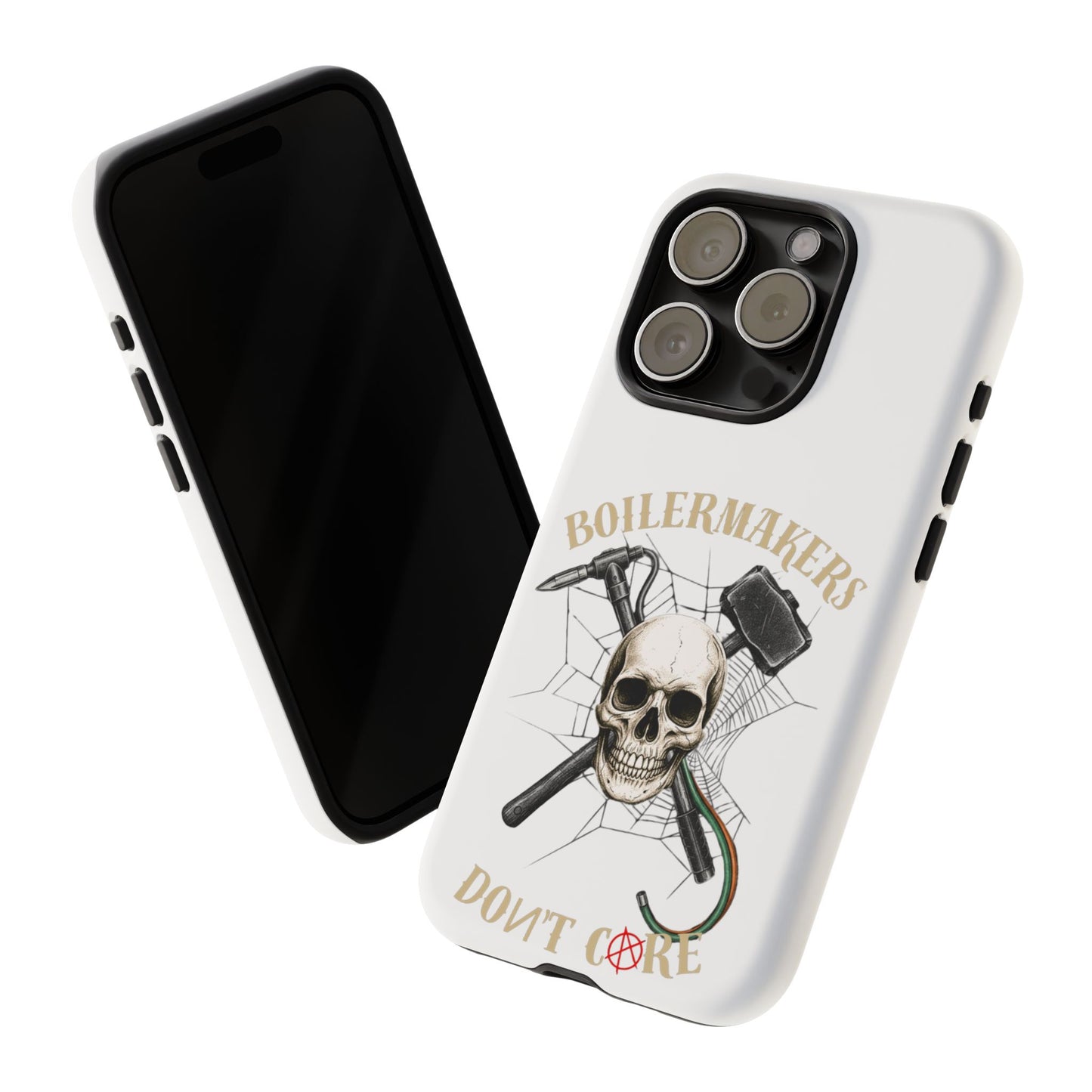 Boilermakers Don’t Care Skull Phone Case – Built Tough for the Hard Hands
