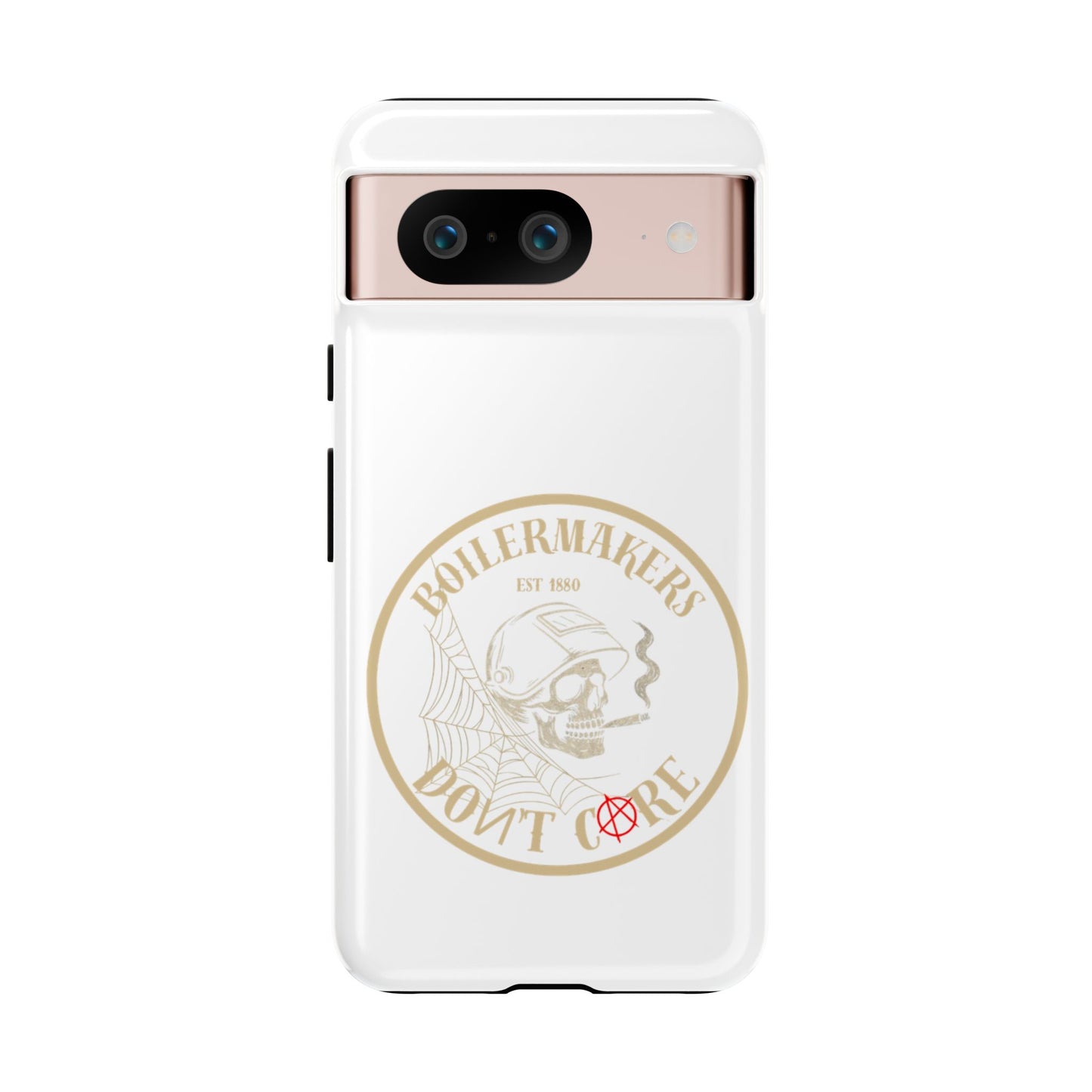 Tough Cases - Boilermakers Don't Care Phone Case, Tough Phone Cover, Skull Design Case, Unique Gift for Fans, Durable Smartphone Accessories