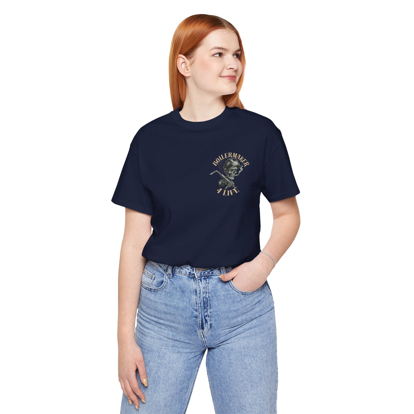 Boilermaker Skull Tee — built for the hands that make the world work. Soft, durable, and unapologetically bold. Pair it with the matching sweatpants for the full set.