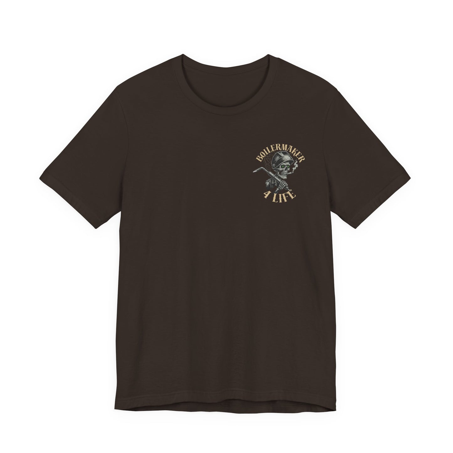Boilermaker Skull Tee — built for the hands that make the world work. Soft, durable, and unapologetically bold. Pair it with the matching sweatpants for the full set.