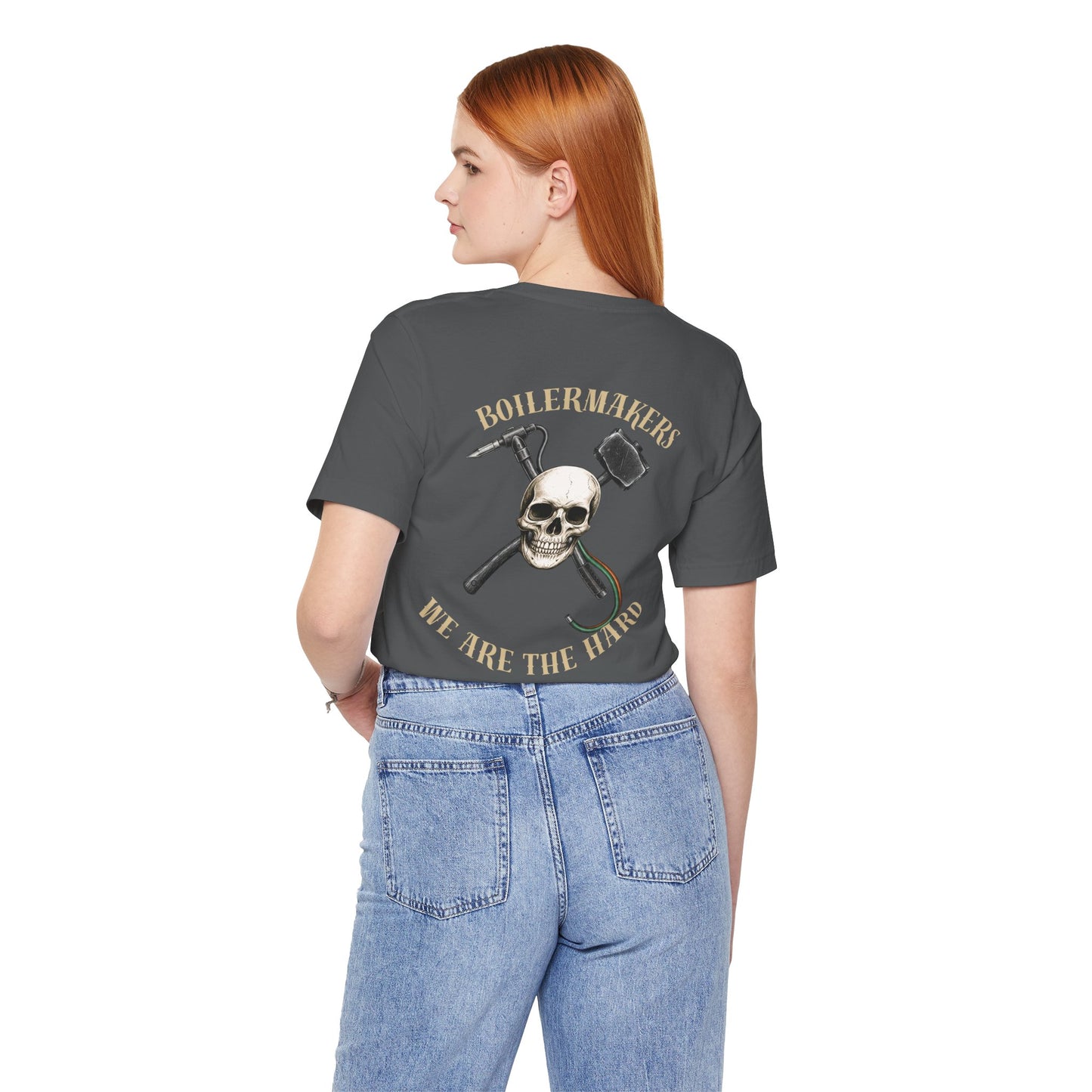 Boilermaker Skull Tee — built for the hands that make the world work. Soft, durable, and unapologetically bold. Pair it with the matching sweatpants for the full set.