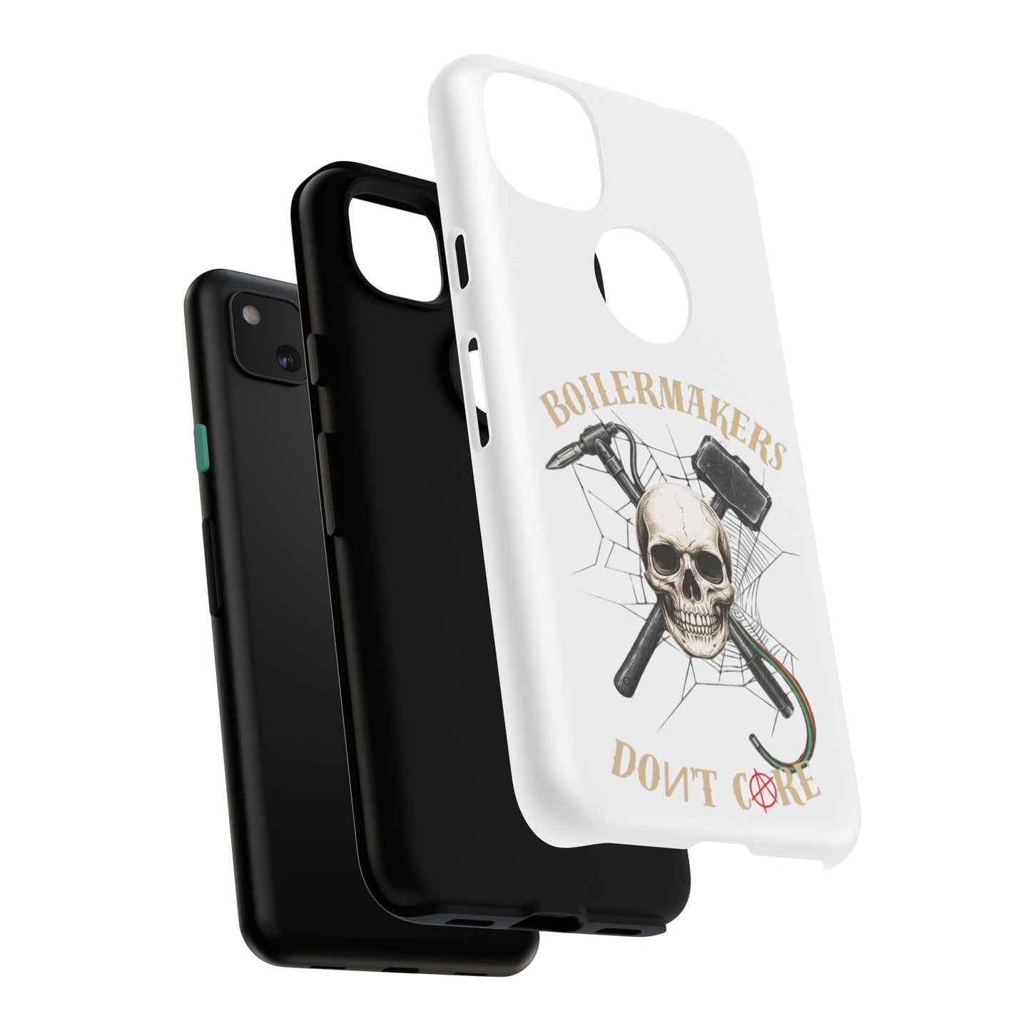 Boilermakers Don’t Care Skull Phone Case – Built Tough for the Hard Hands