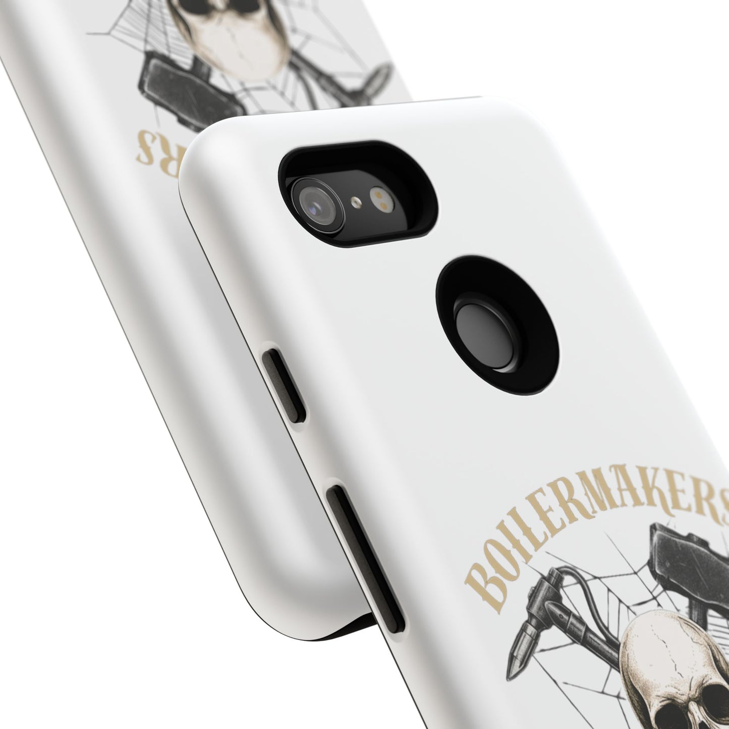Boilermakers Don’t Care Skull Phone Case – Built Tough for the Hard Hands