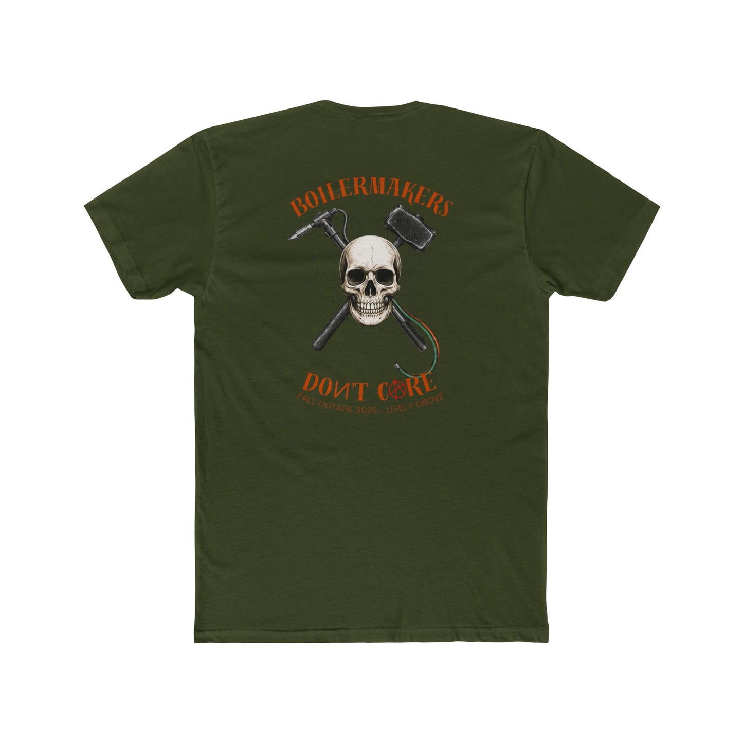 Boilermakers Don’t Care Tee – Lively Grove Fall Outage 2025