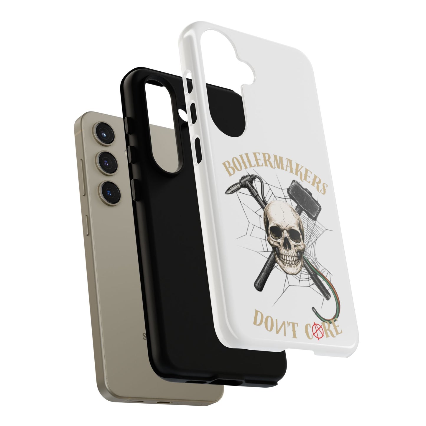 Boilermakers Don’t Care Skull Phone Case – Built Tough for the Hard Hands