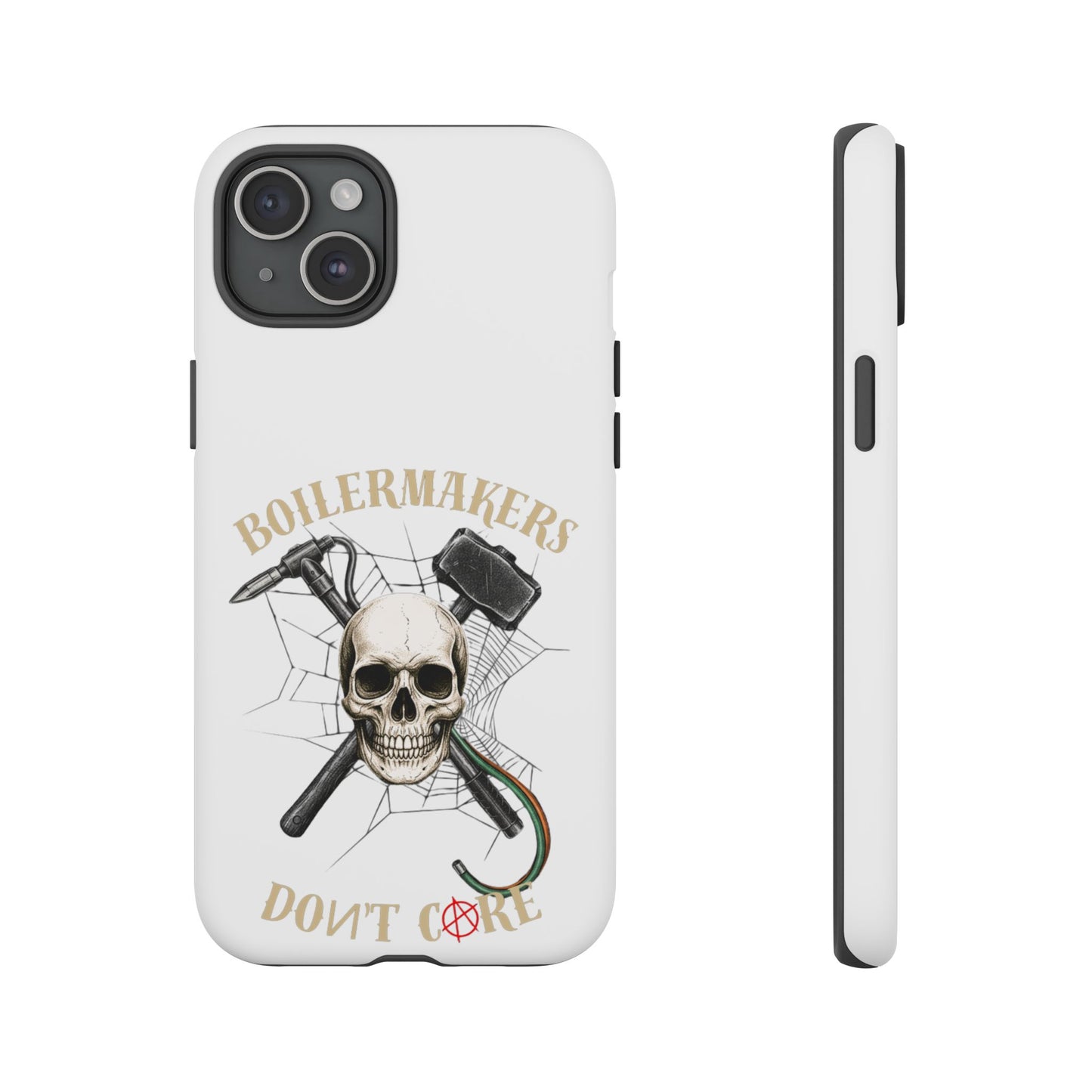 Boilermakers Don’t Care Skull Phone Case – Built Tough for the Hard Hands