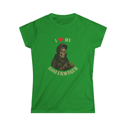 I Love My Boilermaker Women's Softstyle, Casual Wear, Unique T-Shirt