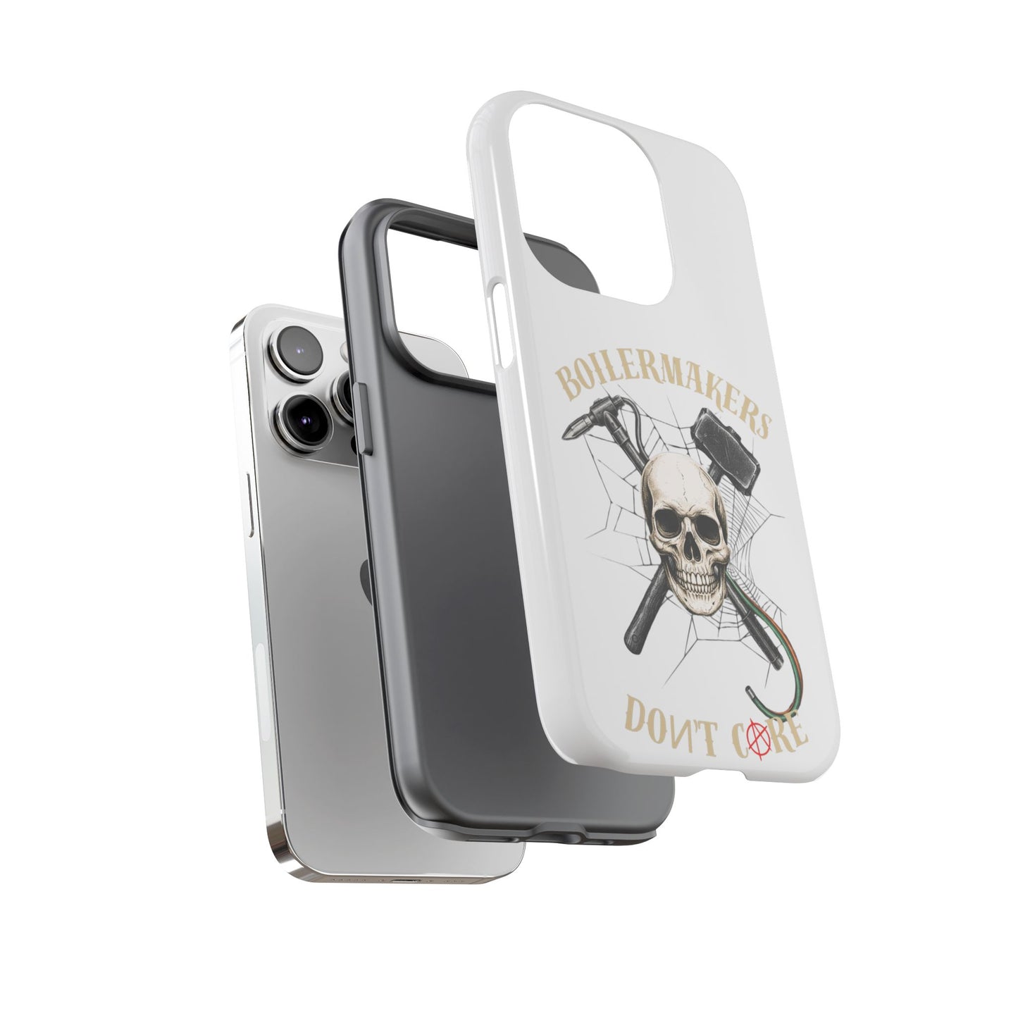 Boilermakers Don’t Care Skull Phone Case – Built Tough for the Hard Hands
