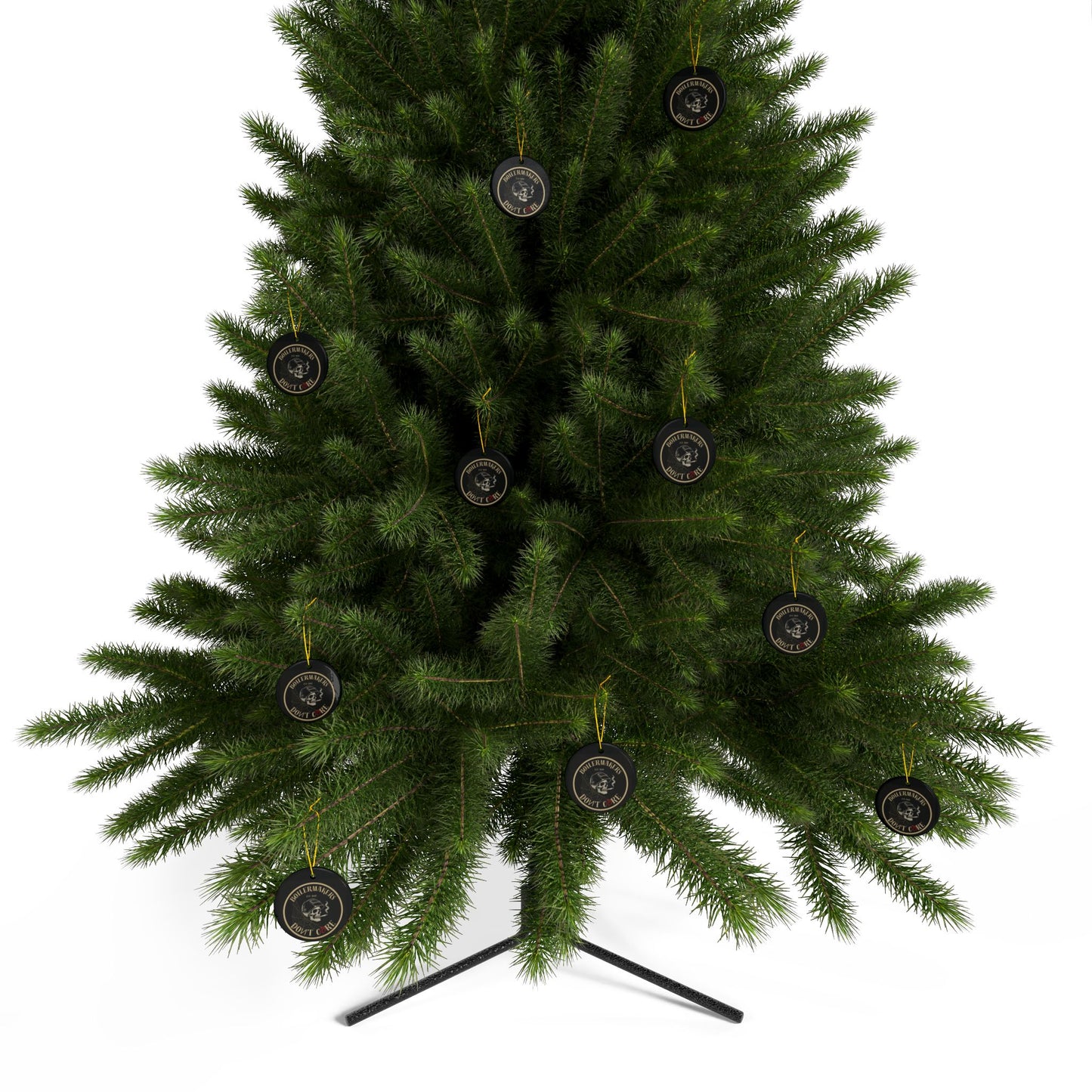 Tough, bold, and unapologetic — the Boilermakers Don’t Care ornament brings trade pride to your tree.