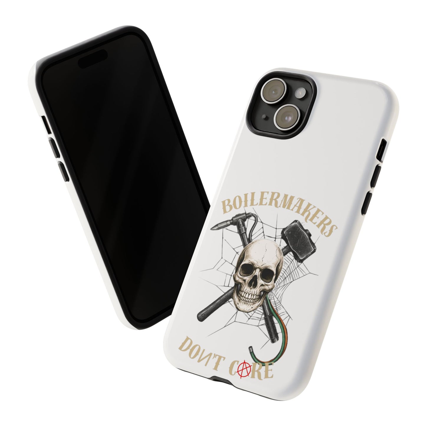 Boilermakers Don’t Care Skull Phone Case – Built Tough for the Hard Hands