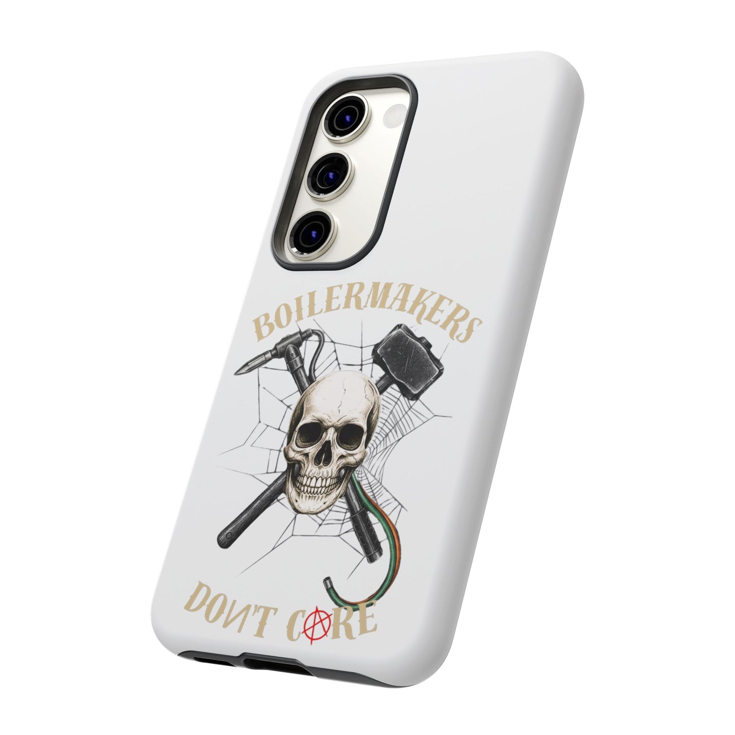 Boilermakers Don’t Care Skull Phone Case – Built Tough for the Hard Hands