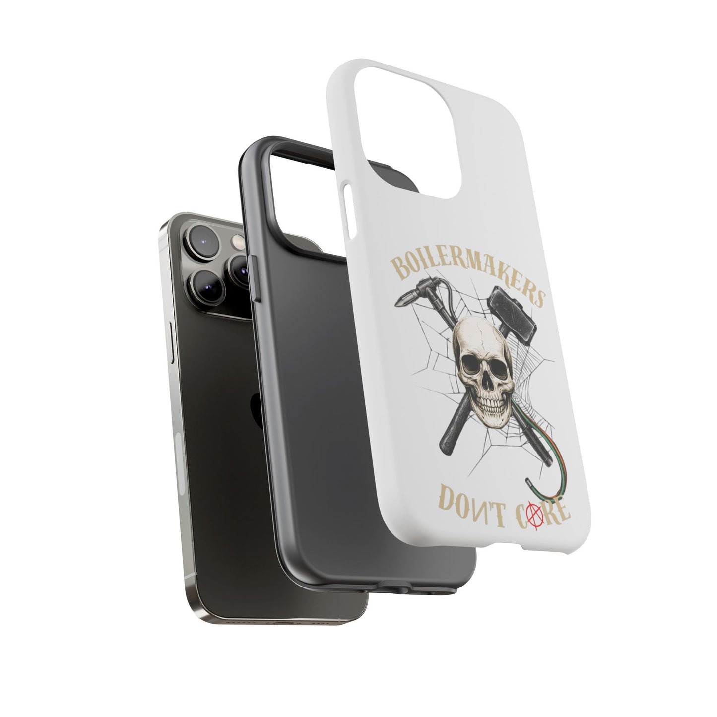 Boilermakers Don’t Care Skull Phone Case – Built Tough for the Hard Hands