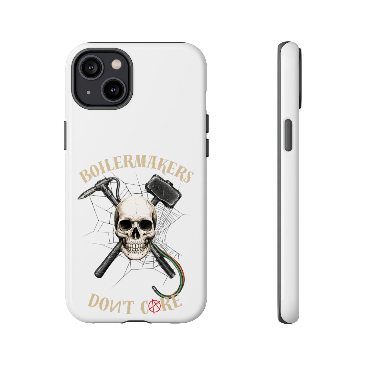 Boilermakers Don’t Care Skull Phone Case – Built Tough for the Hard Hands
