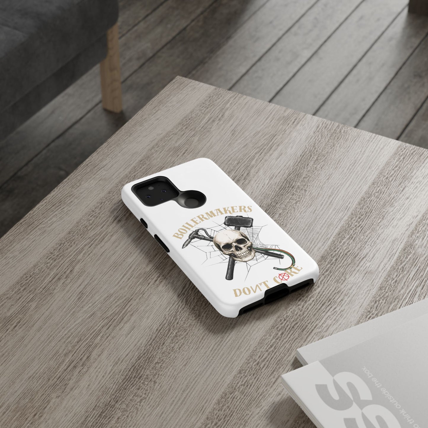 Boilermakers Don’t Care Skull Phone Case – Built Tough for the Hard Hands