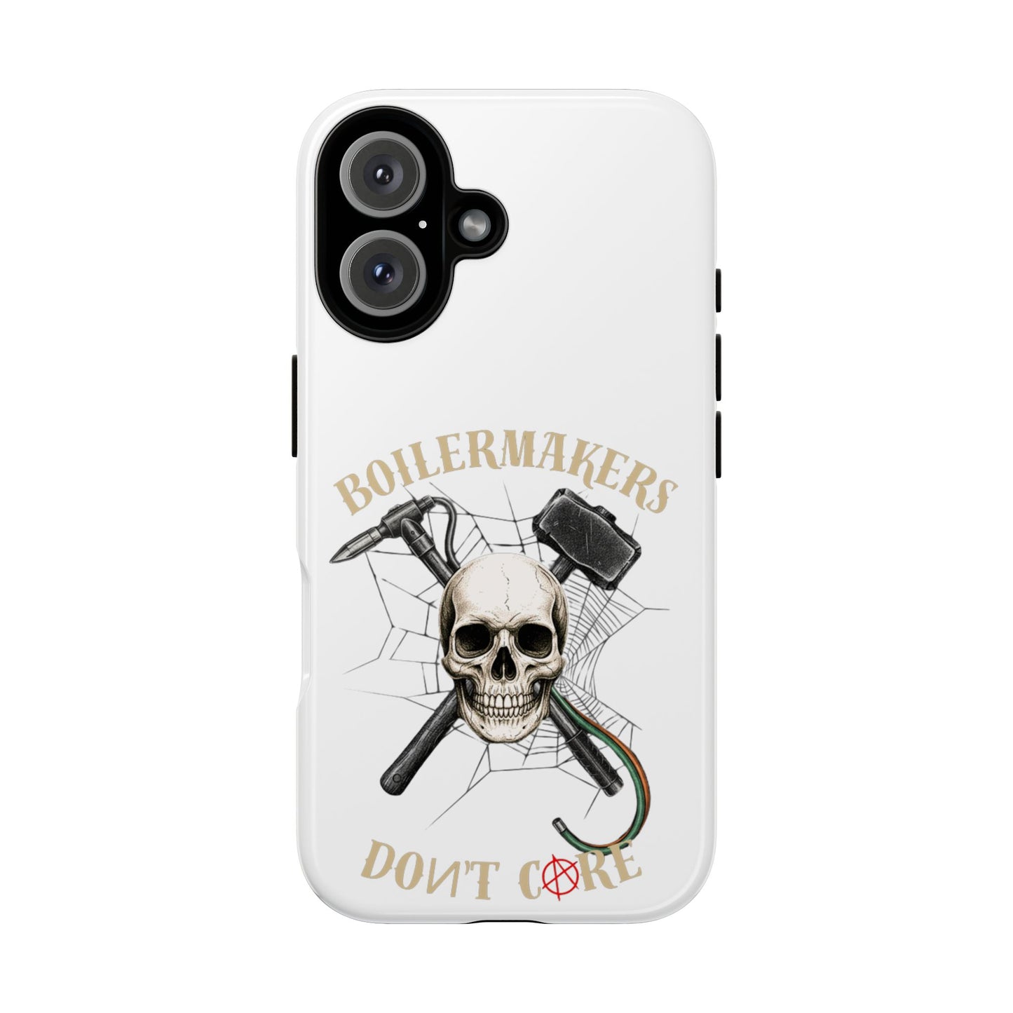 Boilermakers Don’t Care Skull Phone Case – Built Tough for the Hard Hands