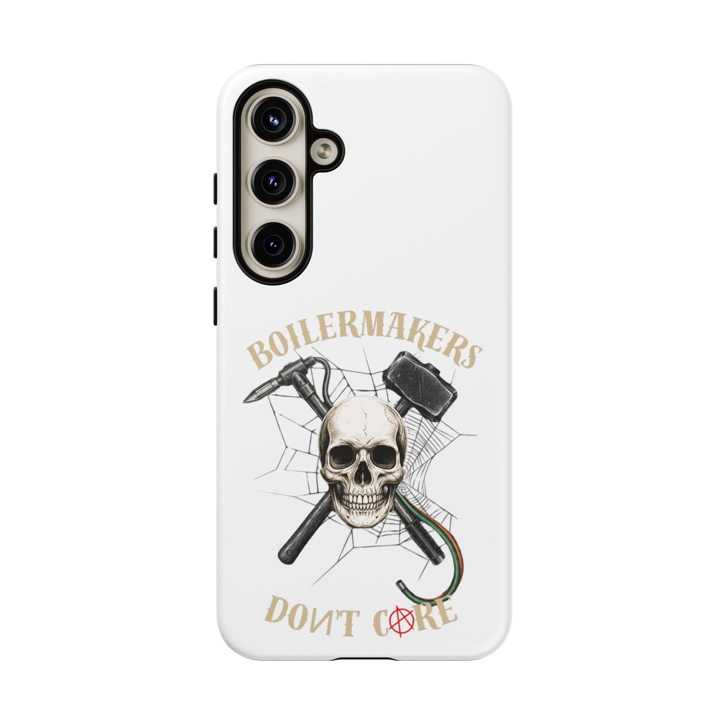 Boilermakers Don’t Care Skull Phone Case – Built Tough for the Hard Hands