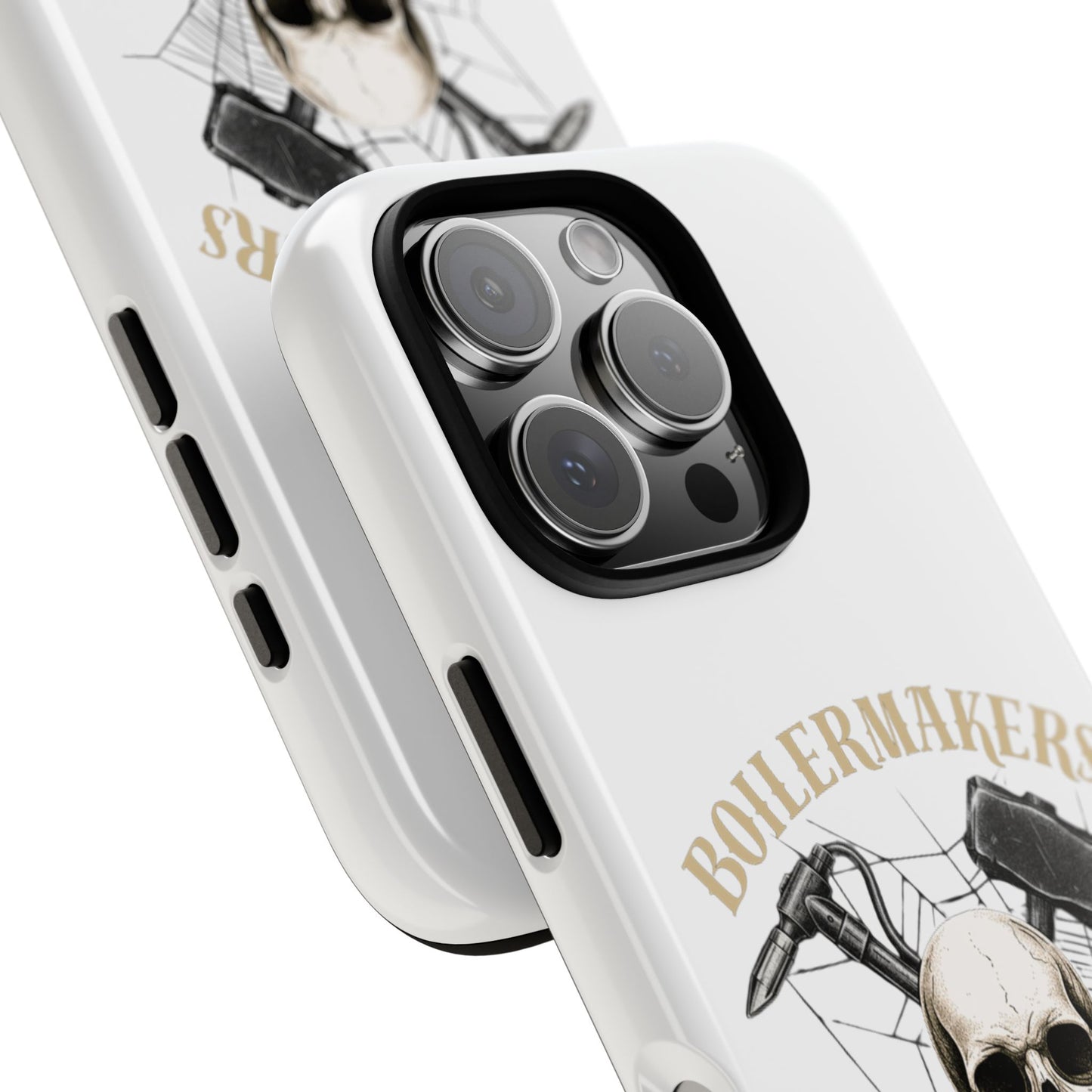 Boilermakers Don’t Care Skull Phone Case – Built Tough for the Hard Hands