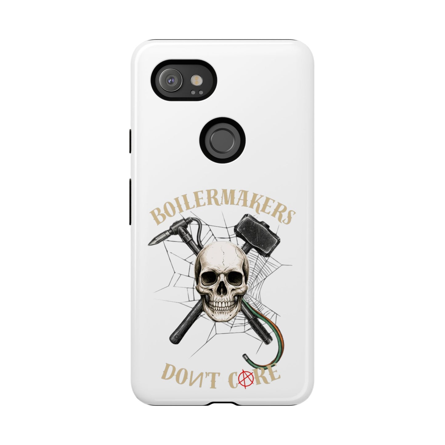 Boilermakers Don’t Care Skull Phone Case – Built Tough for the Hard Hands