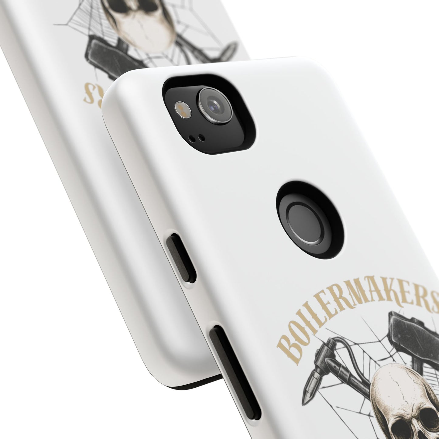Boilermakers Don’t Care Skull Phone Case – Built Tough for the Hard Hands