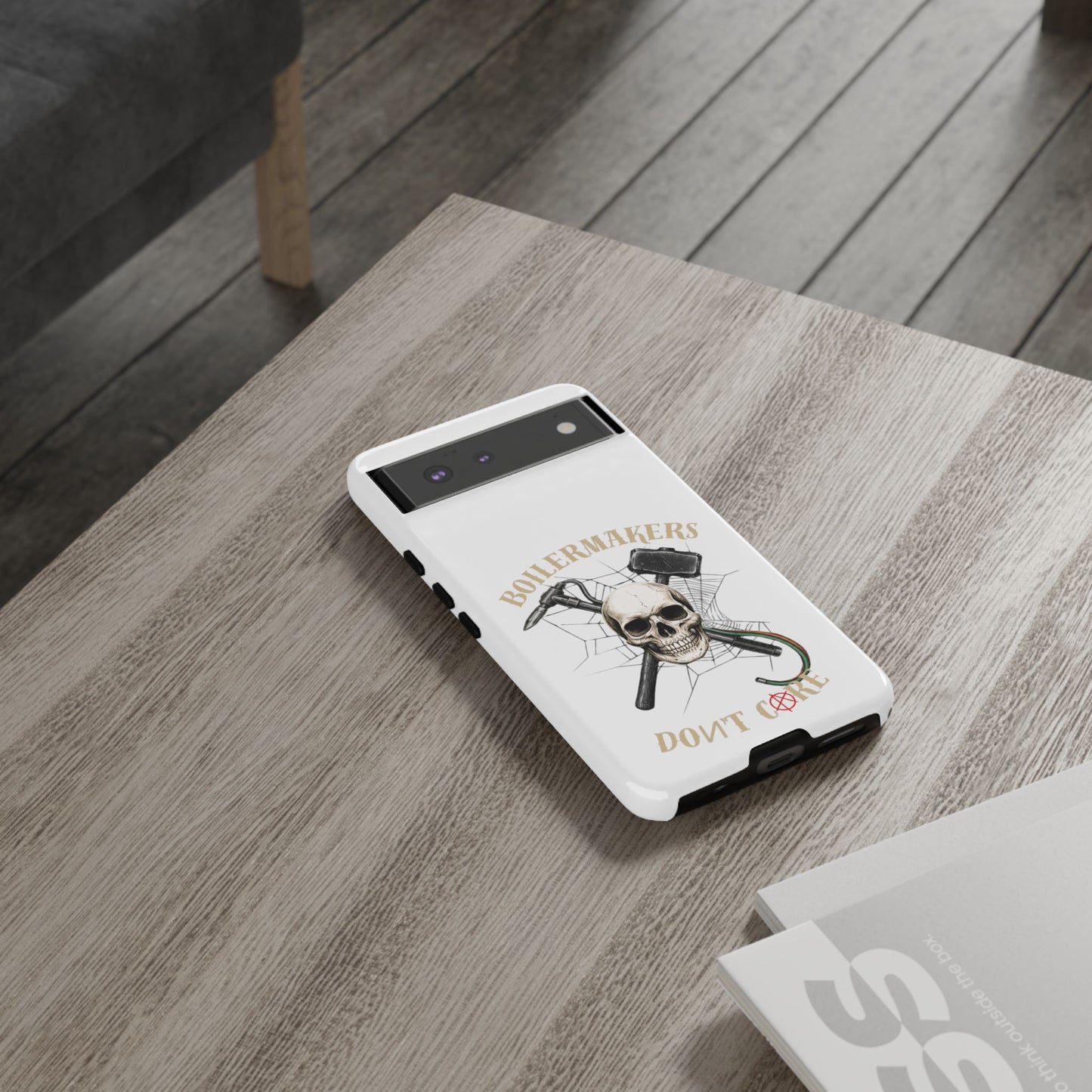 Boilermakers Don’t Care Skull Phone Case – Built Tough for the Hard Hands