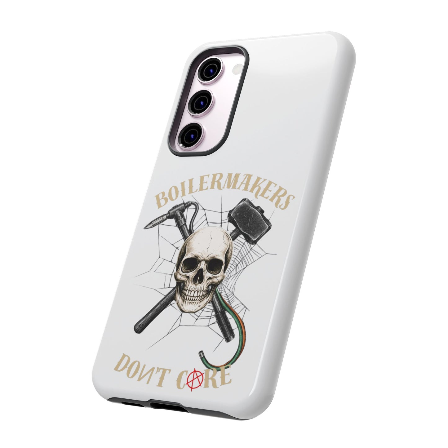 Boilermakers Don’t Care Skull Phone Case – Built Tough for the Hard Hands
