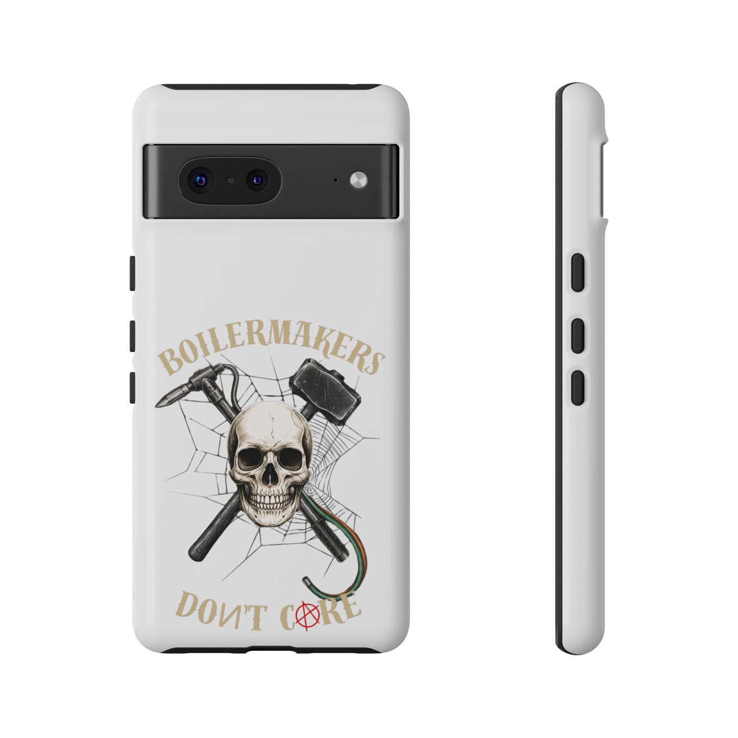 Boilermakers Don’t Care Skull Phone Case – Built Tough for the Hard Hands