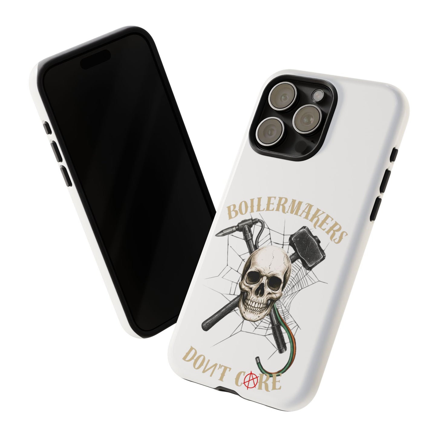 Boilermakers Don’t Care Skull Phone Case – Built Tough for the Hard Hands